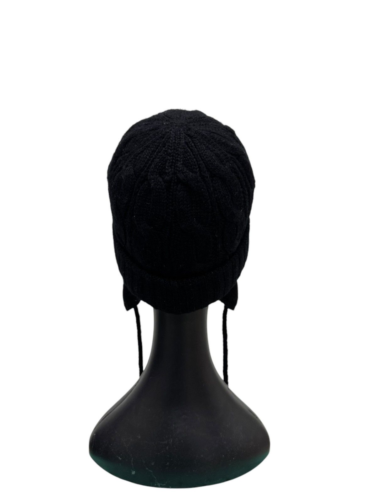Burberry × Designer BUBERRY LONDON CABLE KNIT BEANIE EMBROIDERED TARTAN DESIGN Size ONE SIZE - 3 Thumbnail