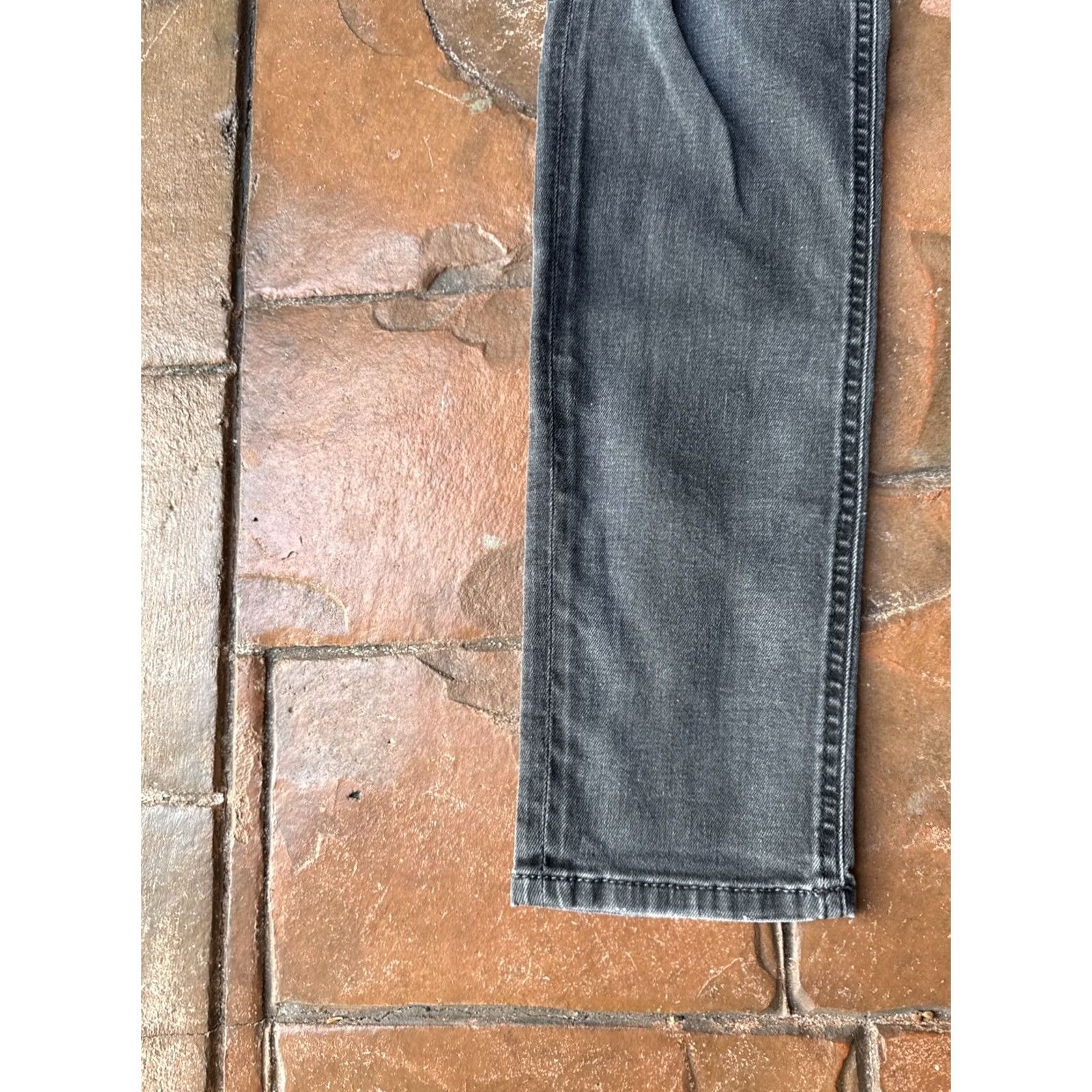 Diesel VINTAGE Diesel Sleenker Slim Jeans 29x30 Button Fly Charcoal Wash Gray 90s Grunge Dante? Size 29" - 6 Thumbnail