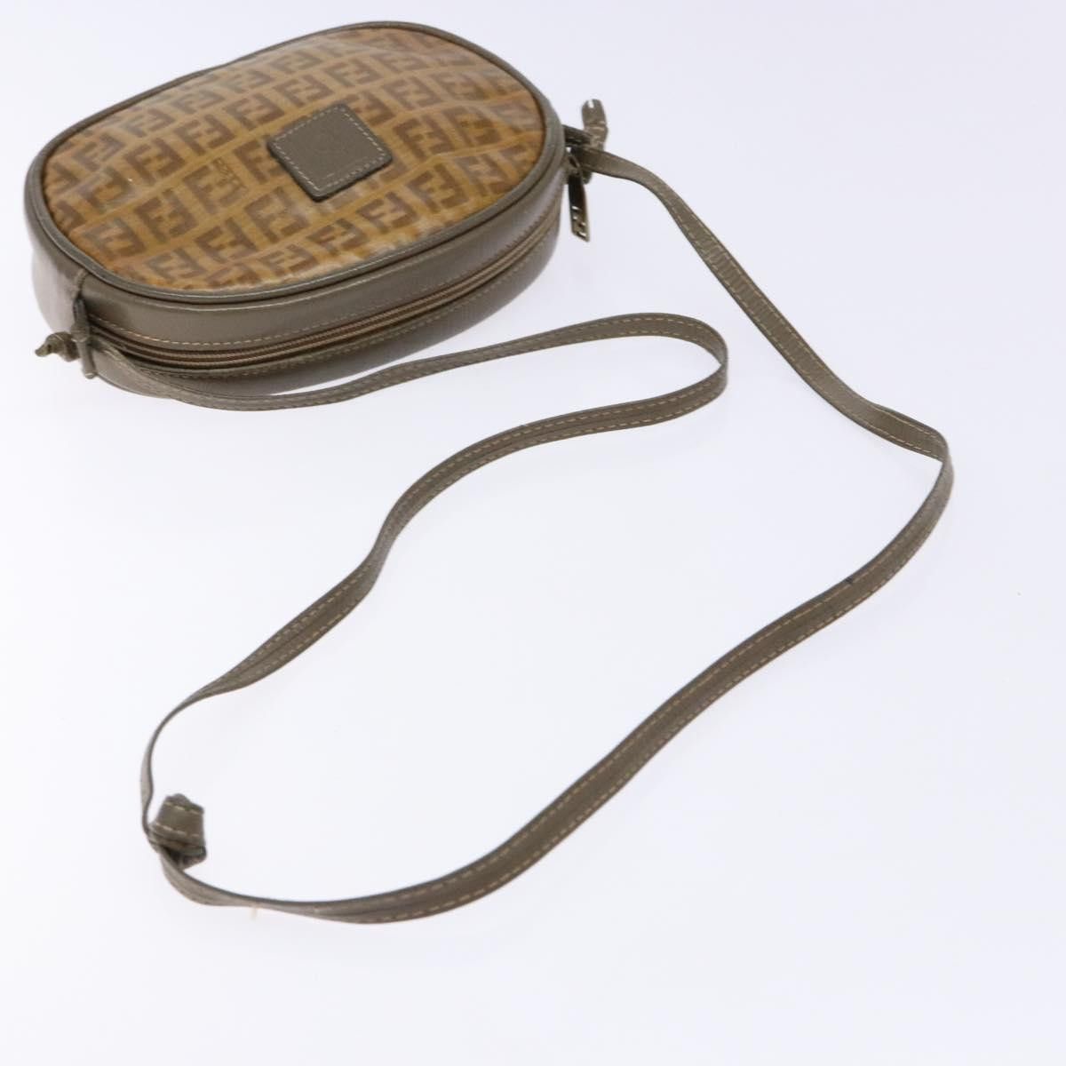 Fendi FENDI Zucchino Canvas Shoulder Bag Pvc Brown Size ONE SIZE - 7 Thumbnail