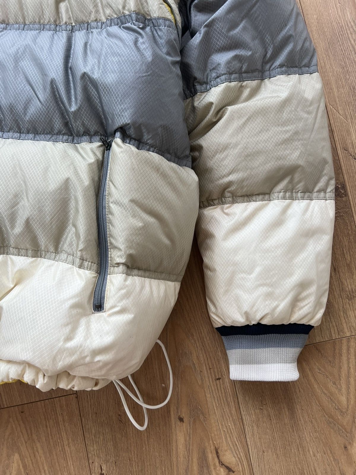 Nike 00’s NIKE REVERSIBLE SWOOSH FLEECE DOWN PUFFER JACKET Y2K Size US XL / EU 56 / 4 - 3 Thumbnail
