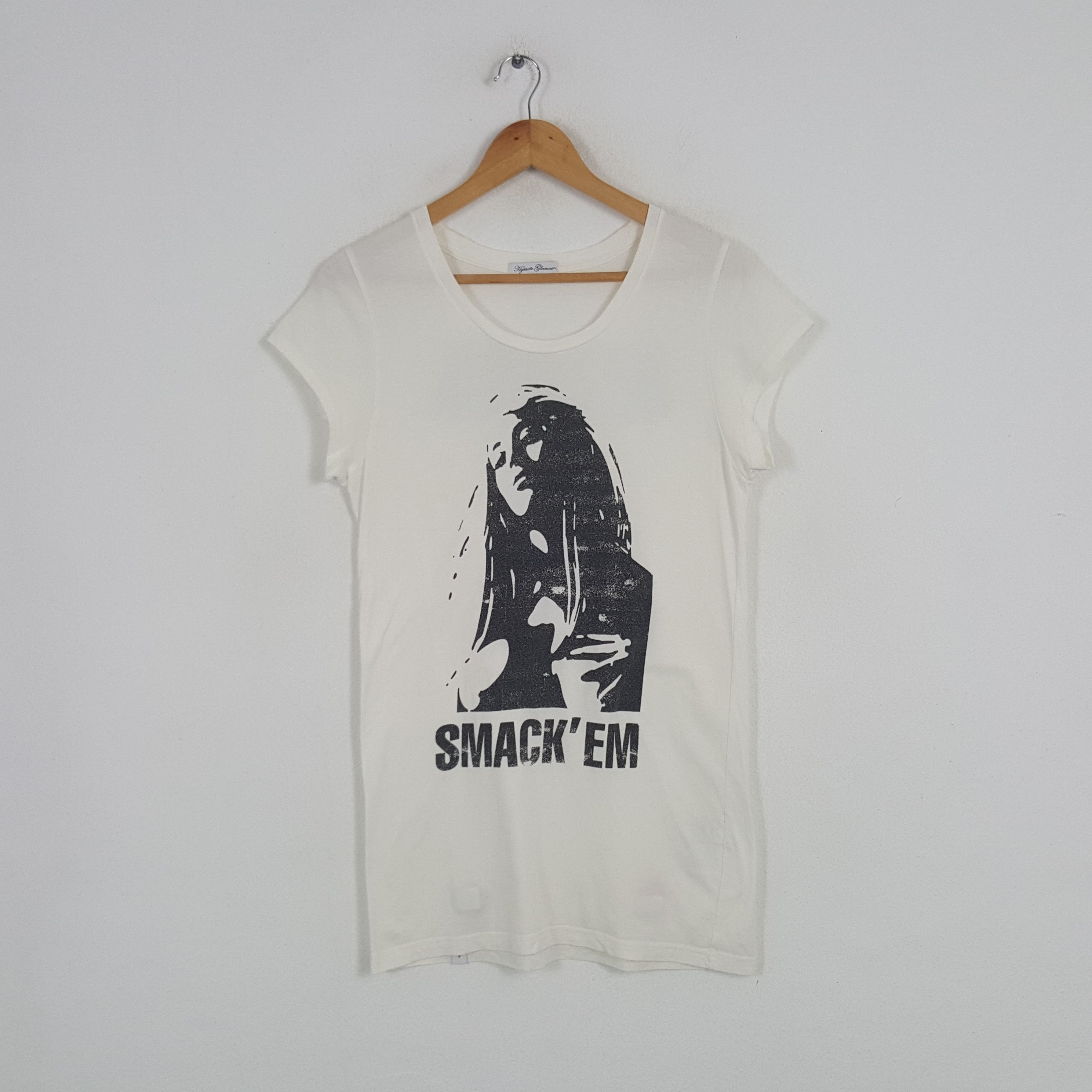 Hysteric Glamour Vintage Hysteric Glamour Smack'em Punk Style Tshirt Size US S / EU 44-46 / 1 - 1 Thumbnail