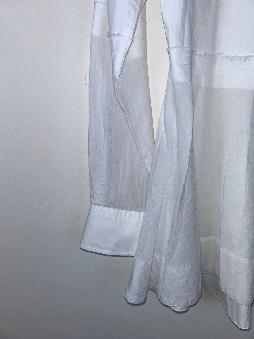 JW Anderson J.W. Anderson Patchwork Shirt in White AW Spring Summer 21 Size XS / US 0-2 / IT 36-38 - 2 Thumbnail