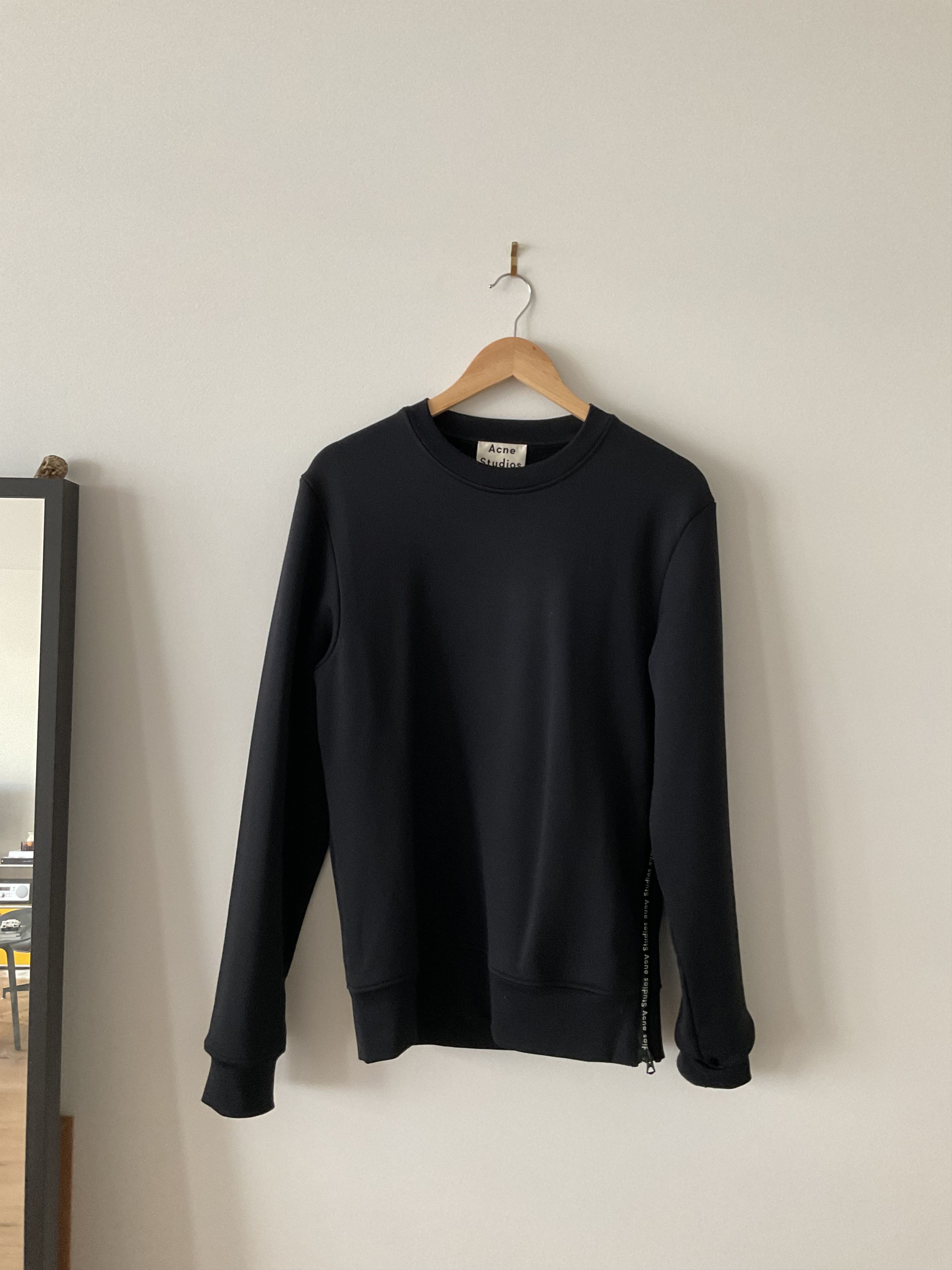 image of Acne Studios Black Sweatshirt, Men's (Size Small)