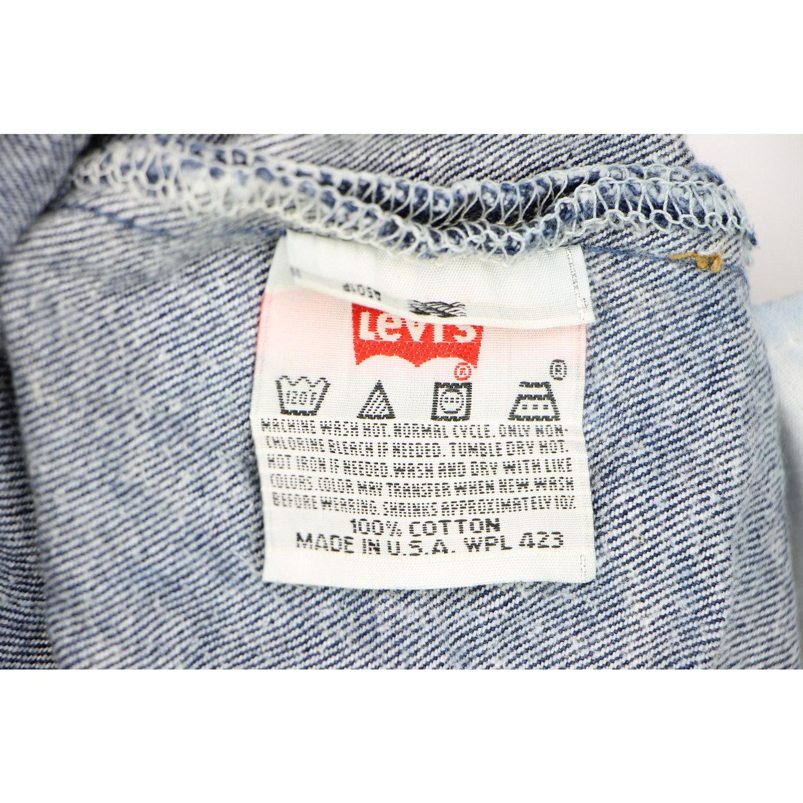 Levi's 90s Vintage Dark Levi's 501 XX Rock Denim Jean Cutoff Shorts Size US 31 - 5 Thumbnail