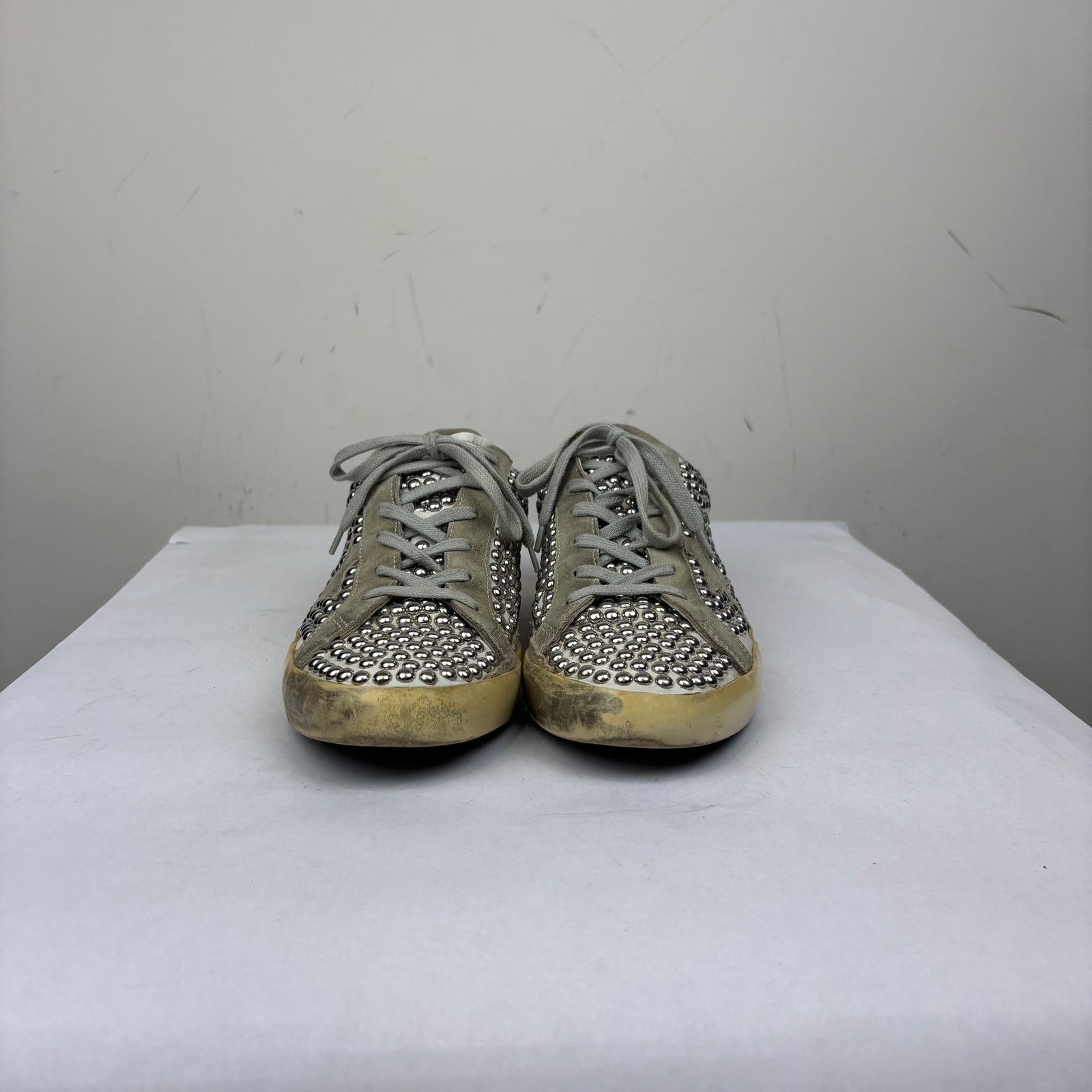 Golden Goose Golden Goose Superstar GGDB Old Studded Low Top Sneakers 38 Size US 8 / IT 38 - 2 Thumbnail