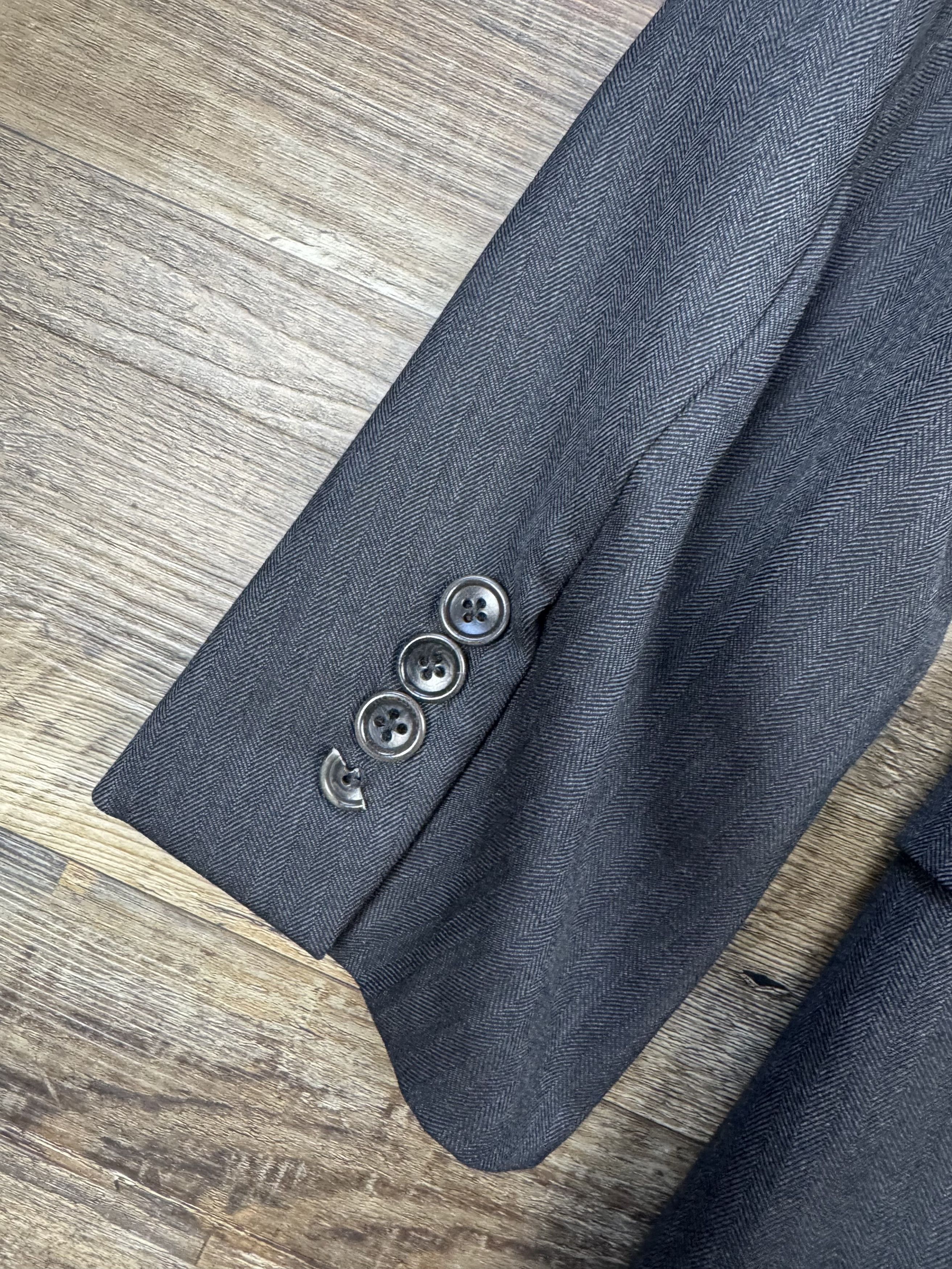Brooks Brothers Brooks Brothers 1818 Blazer Stripe Saxxon Fitzgerald Coat Size 40S - 9 Thumbnail