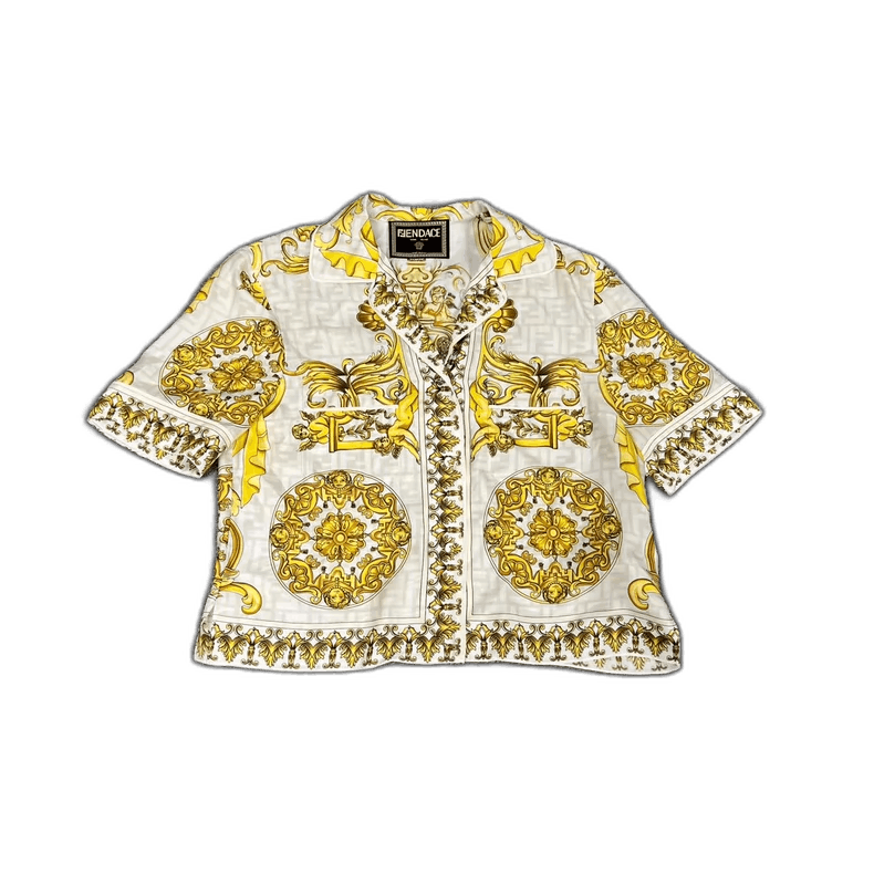Fendi Fendi x Versace Silk Short Sleeve Shirt Size US S / EU 44-46 / 1 - 1 Thumbnail