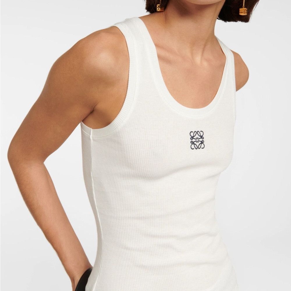 White Loewe Tank Top Size L, Women's