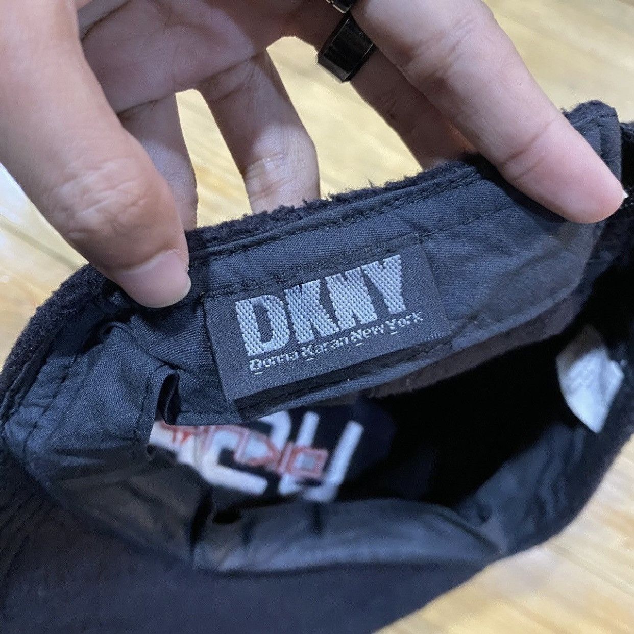 DKNY vintage DKNY 6 panel logo adjustable black Size ONE SIZE - 8 Thumbnail