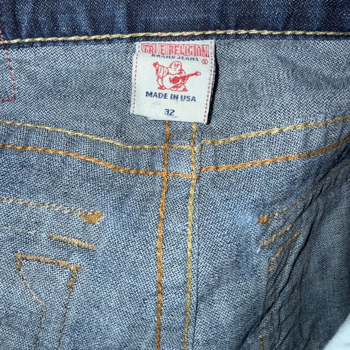 True Religion True Religion Joey Big T Flare Dark Jeans Size 32" / US 10 / IT 46 - 6 Thumbnail