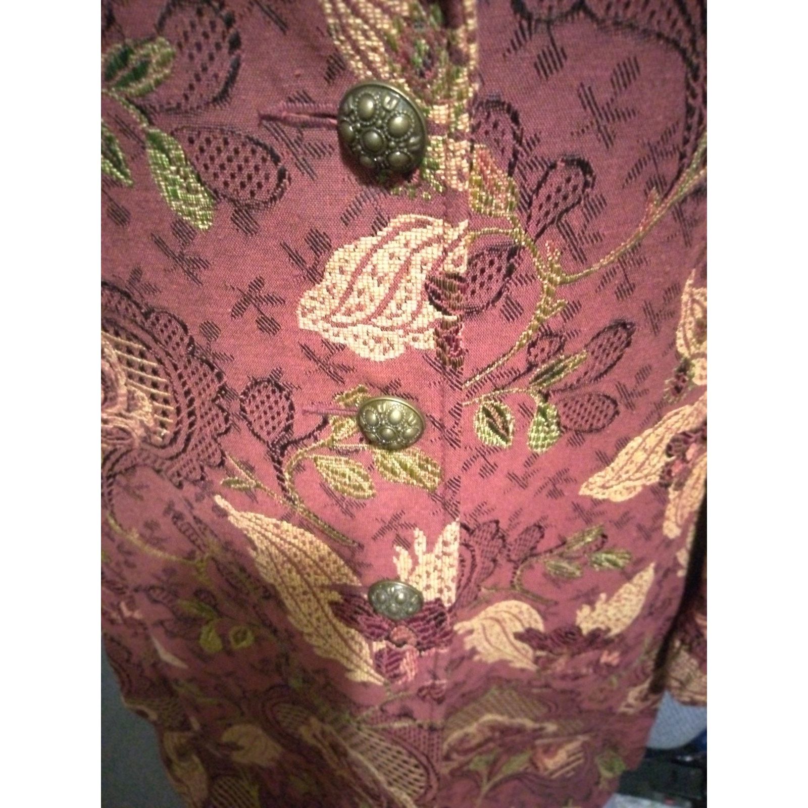 Other CABI Mulberry Tapestry Coat. Size 6 in Excellent Condition. Size M / US 6-8 / IT 42-44 - 4 Thumbnail