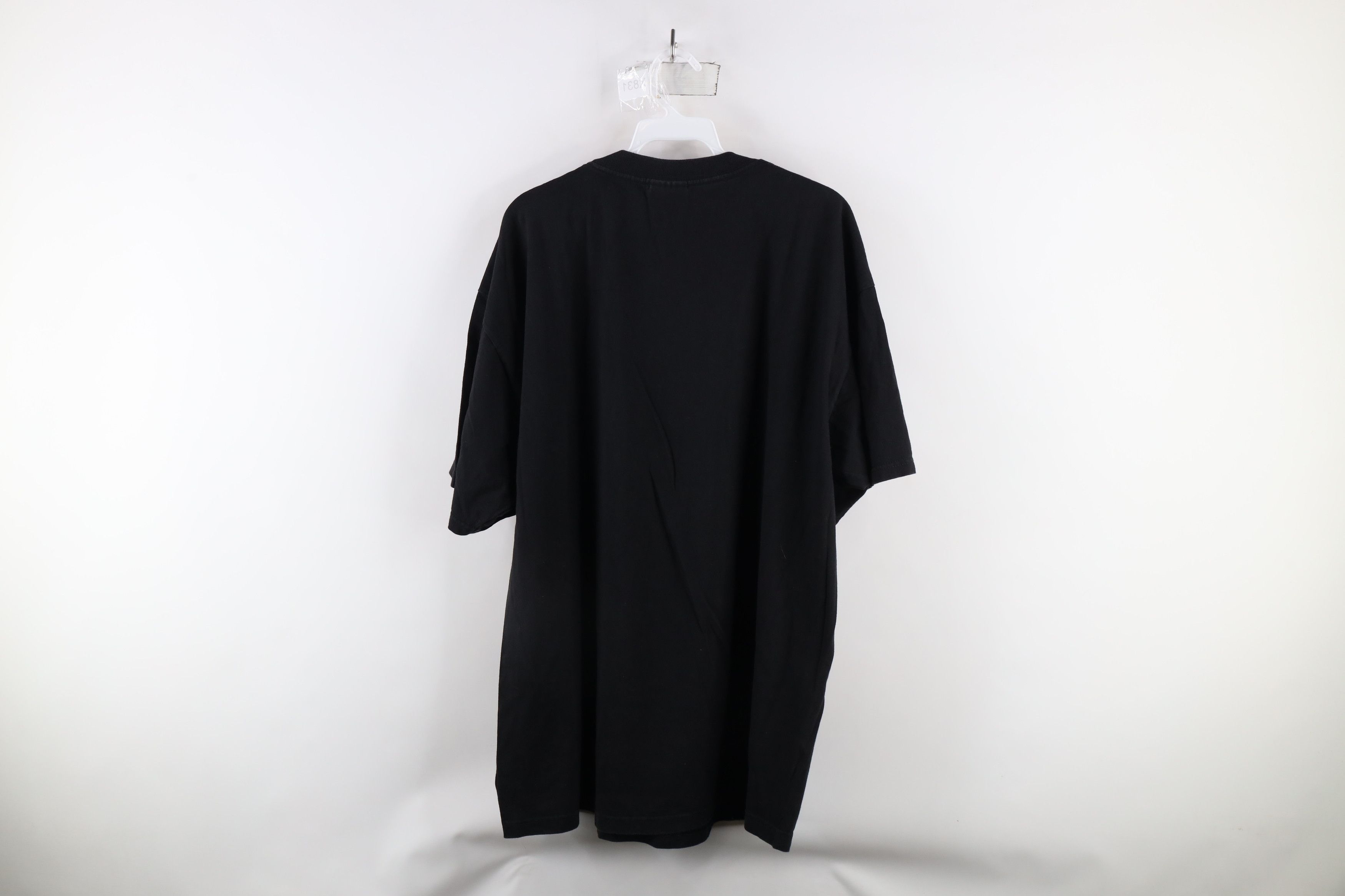 Vintage Vintage 90s Streetwear Short Sleeve T-Shirt Black Cotton Size US XXL / EU 58 / 5 - 5 Thumbnail