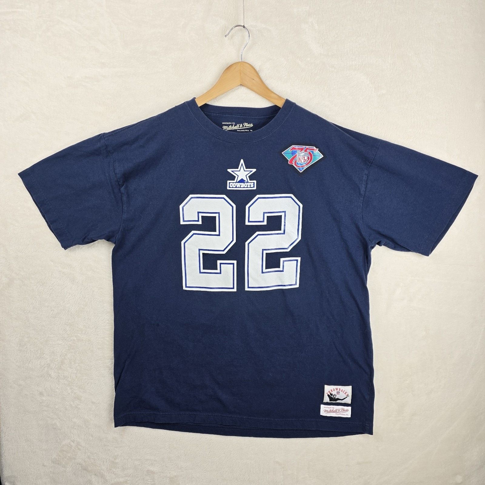 Mitchell & Ness Emmitt Smith Dallas Cowboys Mitchell & Ness Tee Shirt XXL Size US XXL / EU 58 / 5 - 2 Thumbnail