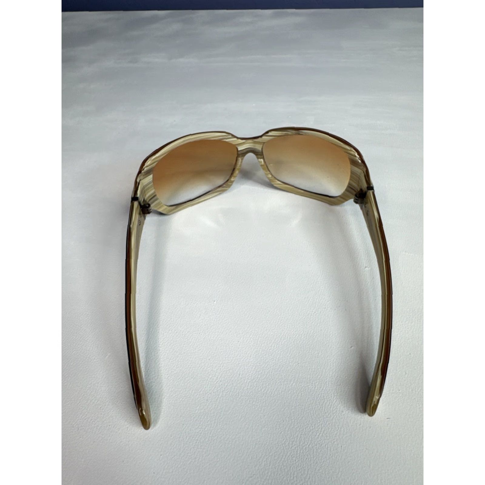 Oakley VINTAGE Oakley Script Sunglasses Cappuccino Gradient Lens Women Oversized Frames Only Brown Gradient Oval Sunglasses Women Size ONE SIZE - 5 Thumbnail