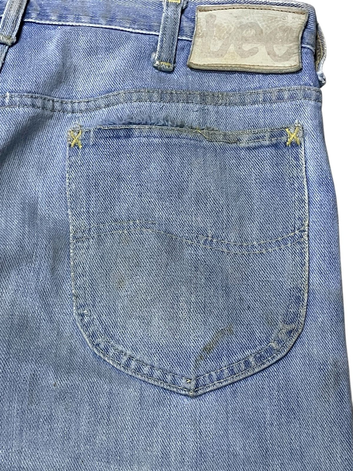 Lee × Vintage Vintage 60s 70s Lee Riders Muddy Jeans Size US 32 / EU 48 - 18 Thumbnail