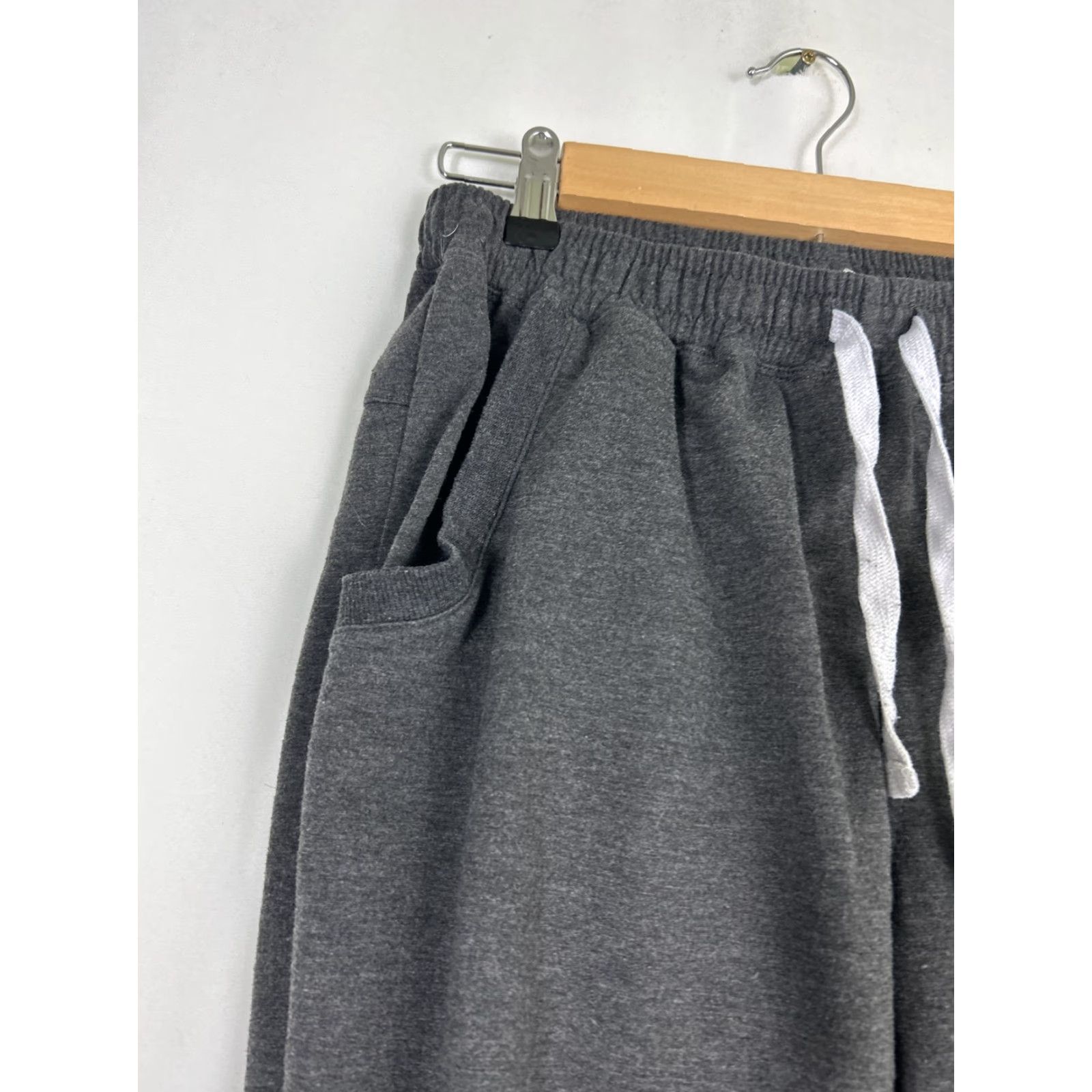 Vintage Baleaf Jogger Pants Men Gray M 30X28 Polyester Drawstring Activewear Regular 100% Size US 31 - 5 Thumbnail