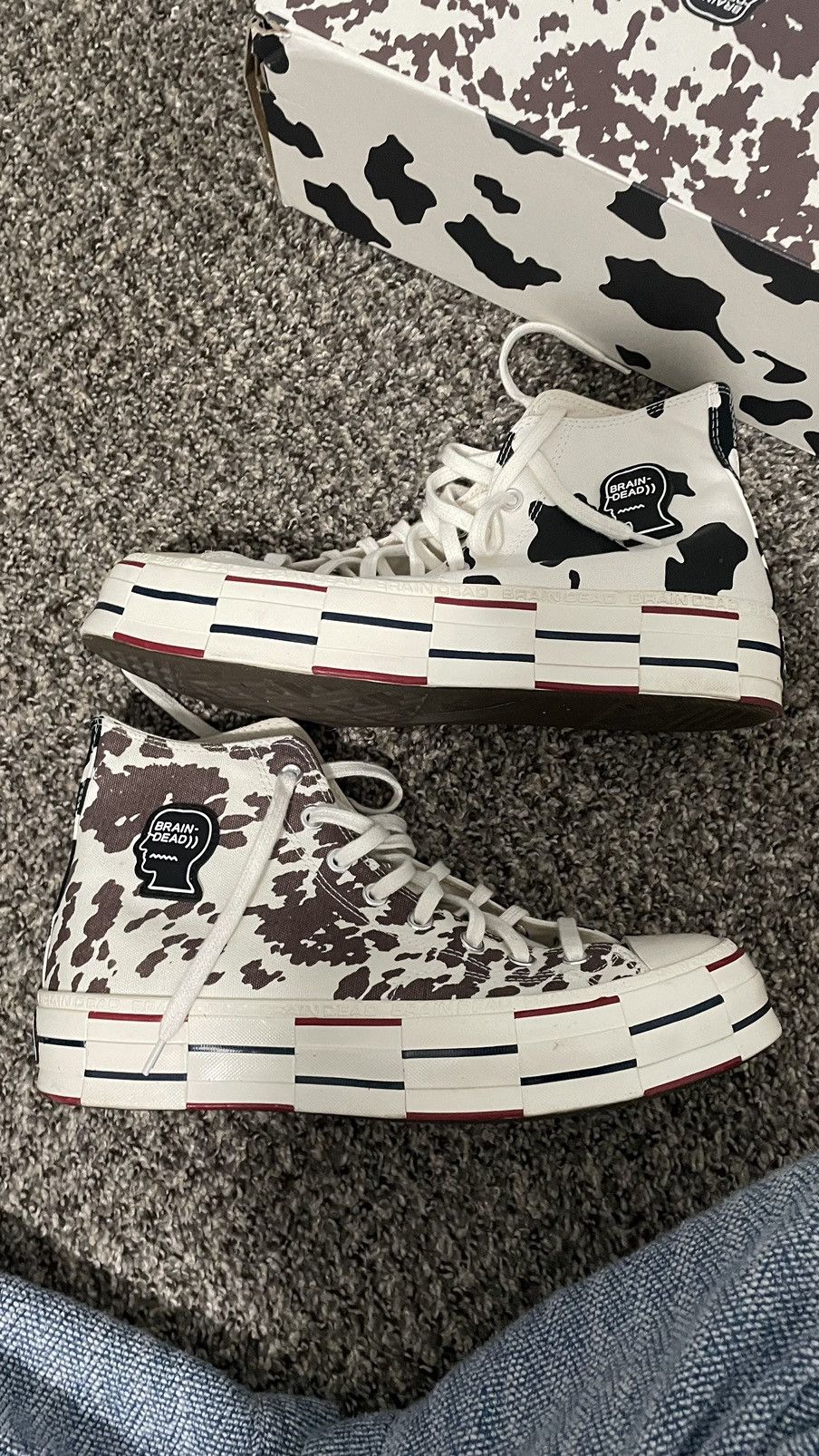 Brain Dead Braindead cow converse Size US 10 / EU 43 - 5 Thumbnail