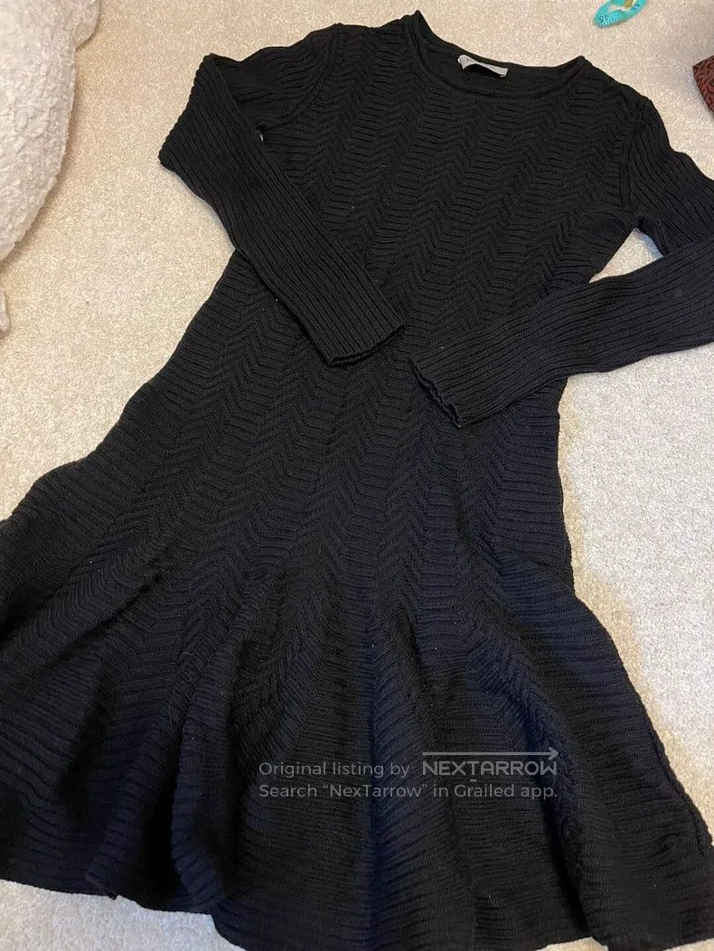 Valentino Black wool dress