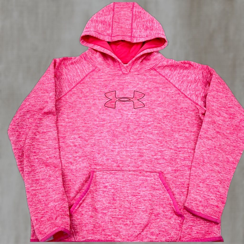 Under Armour Under Armour Hoodie Women M Pink Sweatshirt Heather Storm Cold Gear Pullover Regular Size M / US 6-8 / IT 42-44 - 1 Thumbnail