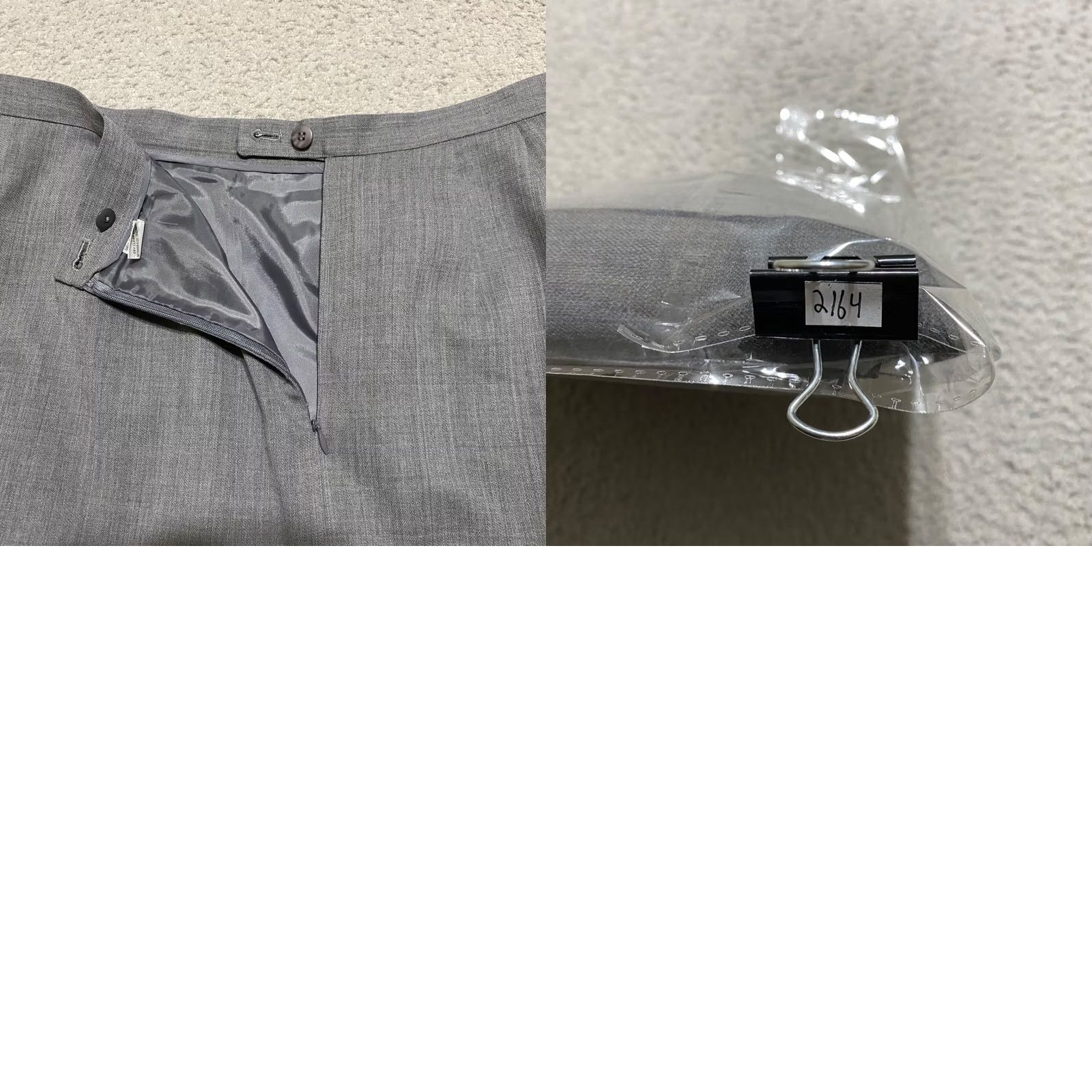 Talbots Talbots Skirt Women 14 Wool Gray Pencil Knee Length Lined Zip Office Business Straight & Pencil 90s Preppy Mens Womens Size 36" / US 14 / IT 50 - 8 Thumbnail