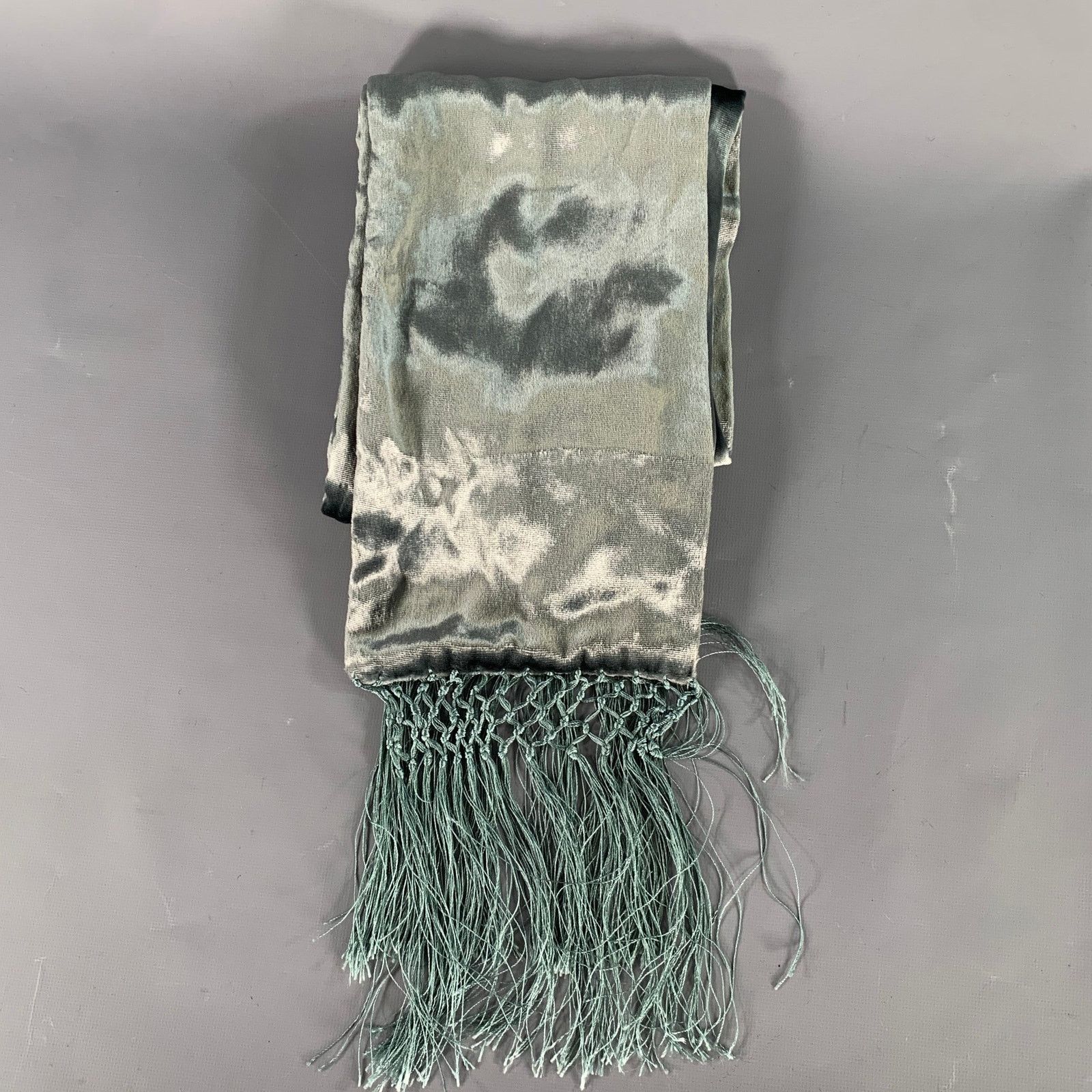 Max Mara MAX MARA Silver Scarves Size ONE SIZE - 3 Thumbnail