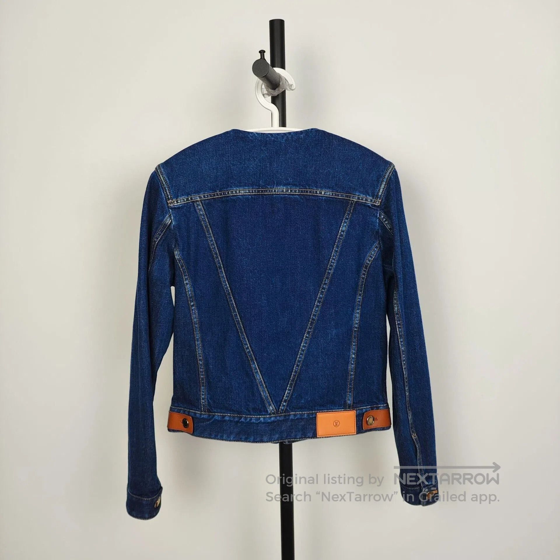 Louis Vuitton Louis Vuitton Denim Mixed Leather Jacket. Size US S / EU 44-46 / 1 - 2 Thumbnail