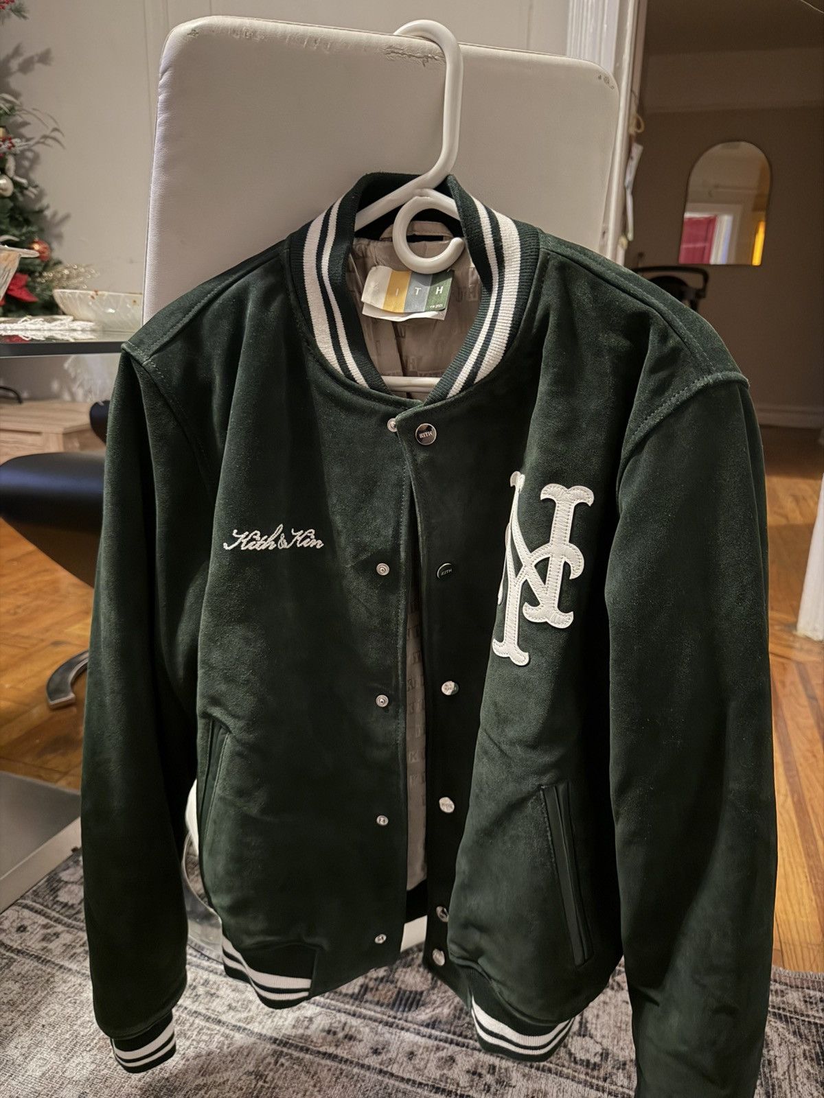 Kith Kith MLB New-York Mets suede bomber | Grailed