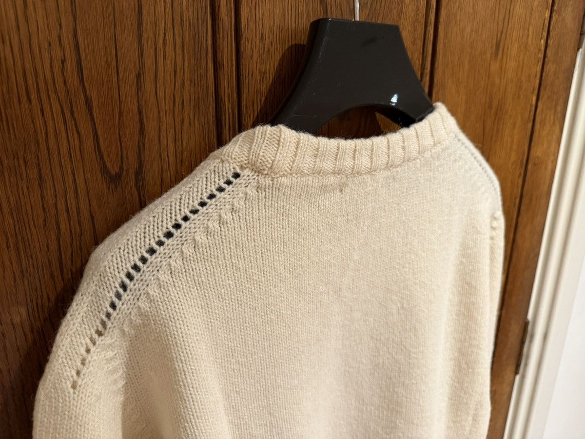 Celine SS20 Celine Hedi David Kramer irony sweater cashmere XL logo Size US XL / EU 56 / 4 - 16 Thumbnail