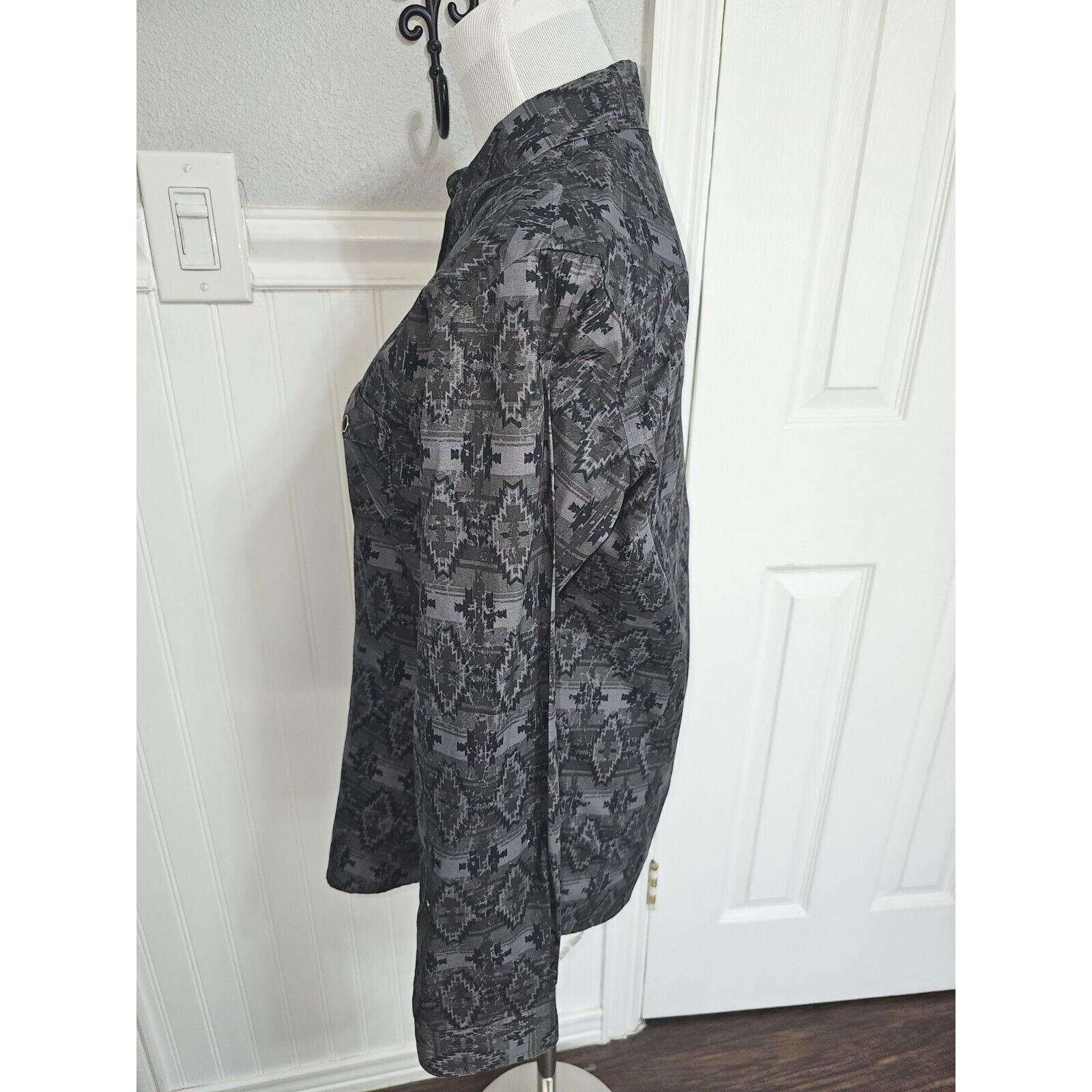 Panhandle Slim Panhandle Rough Stock Pearl Snap Western Shirt Womens Med Size M / US 6-8 / IT 42-44 - 4 Thumbnail