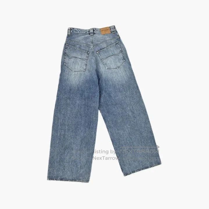 Balenciaga Balenciaga Men's Embroidered Denim Jeans in Light Blue. Size US 26 / EU 42 - 3 Thumbnail
