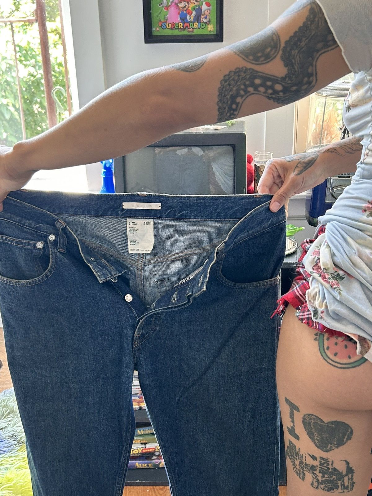 Helmut Lang Helmut Lang Unisex Blue Jeans Size US 32 / EU 48 - 6 Thumbnail