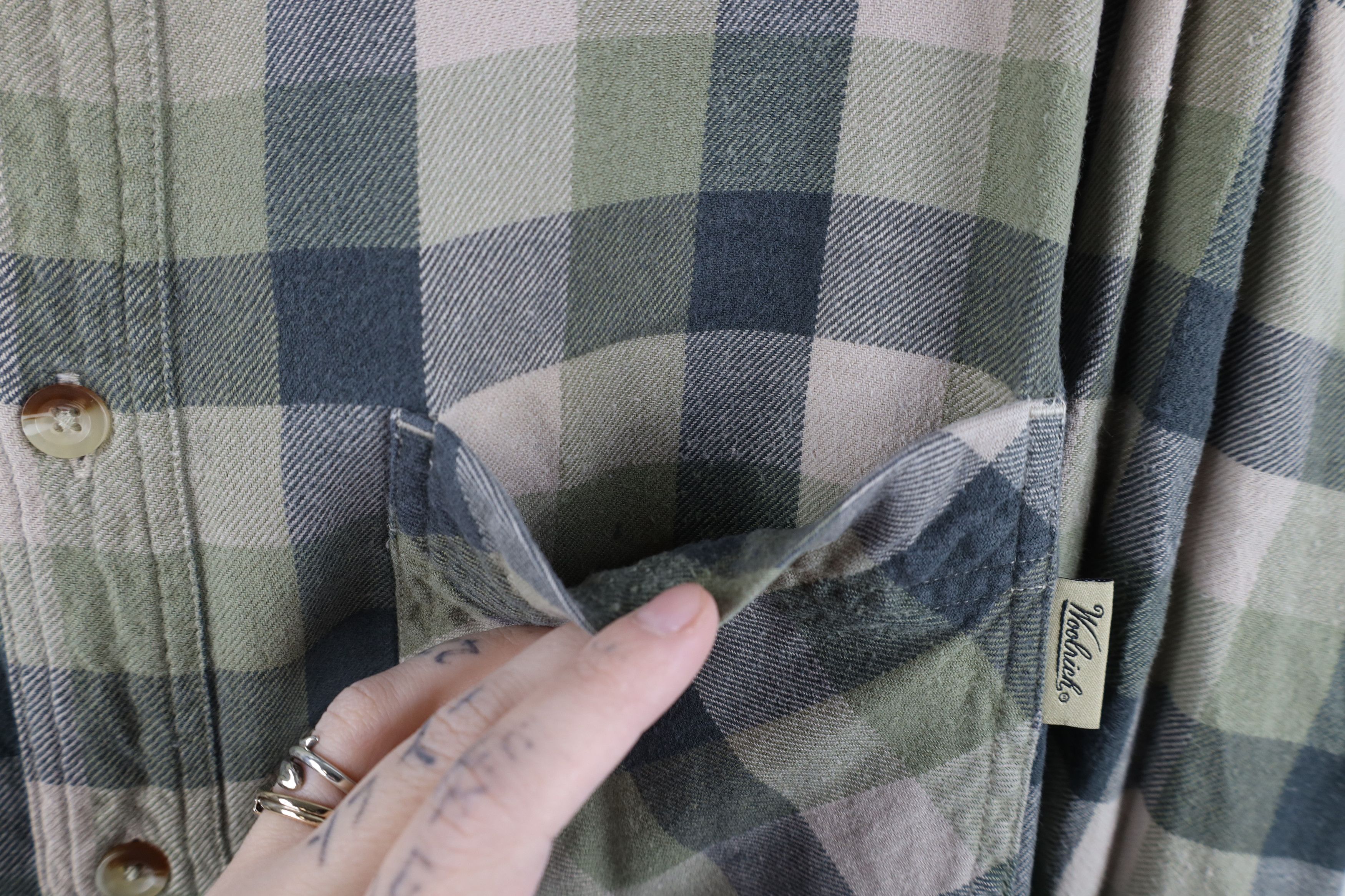 Woolrich Woolen Mills Vintage Woolrich Spell Flannel Collared Button Down Shirt Size US XL / EU 56 / 4 - 5 Thumbnail