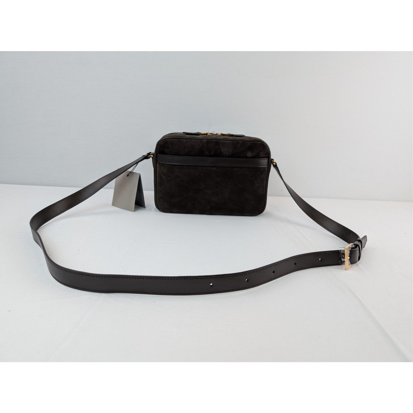 Tom Ford o1rshd1 Logo-Embossed Leather Messenger Bag in Brown Size ONE SIZE - 10 Thumbnail