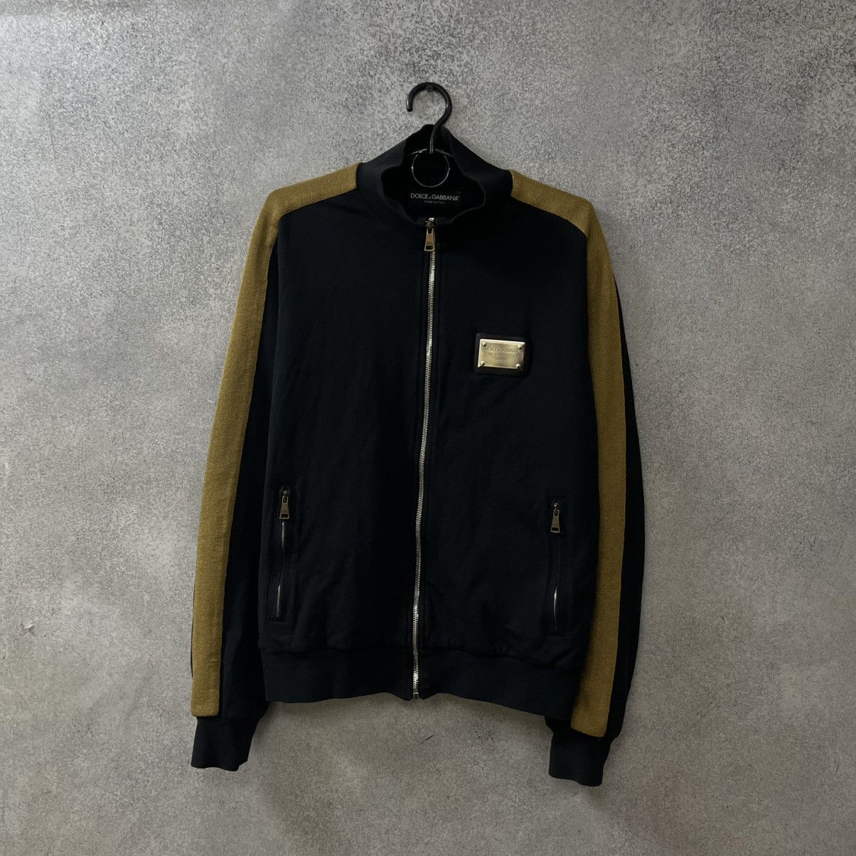 Dolce & Gabbana Dolce & Gabbana Zip Up Gold Logo Size US L / EU 52-54 / 3 - 1 Thumbnail