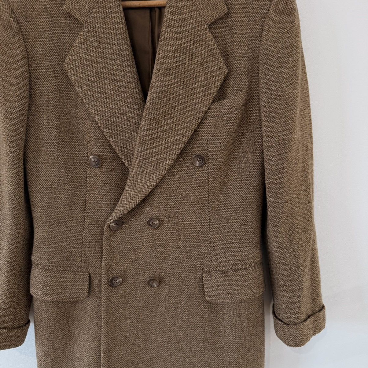 Ralph Lauren Purple Label VINTAGE RALPH LAUREN DOUBLE BREASTED CASHMERE BLAZER Size M / US 6-8 / IT 42-44 - 9 Thumbnail