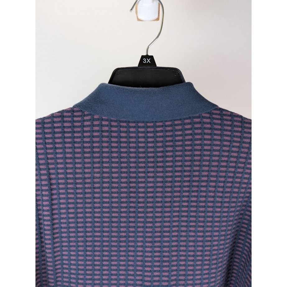 Aime Leon Dore o1rshd1 Long-Sleeve Polo Cardigan Moonlit in Ocean Size US XL / EU 56 / 4 - 14 Thumbnail