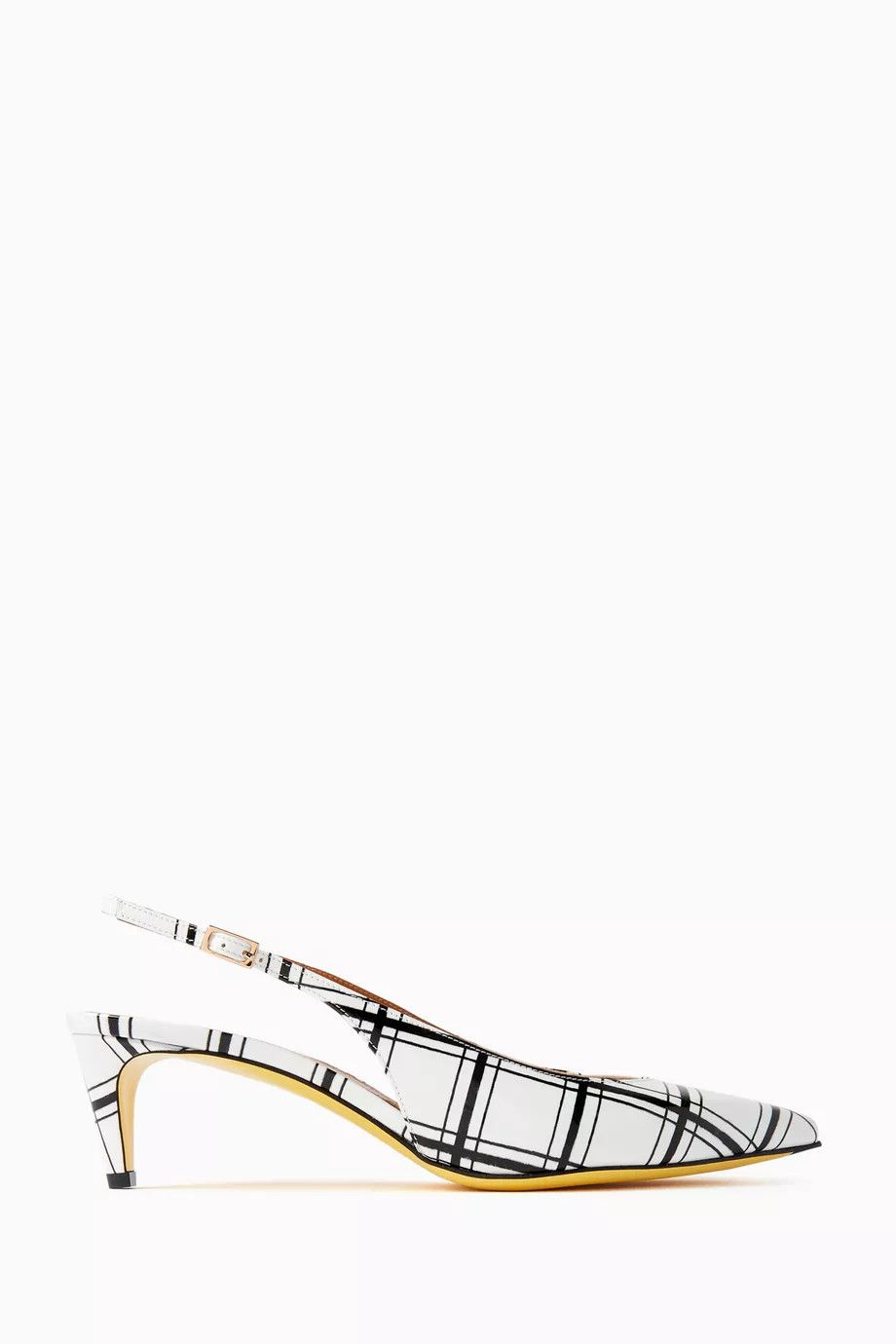 Marni o1y1025 Pumps in White/Black Size US 9 / IT 39 - 1 Thumbnail