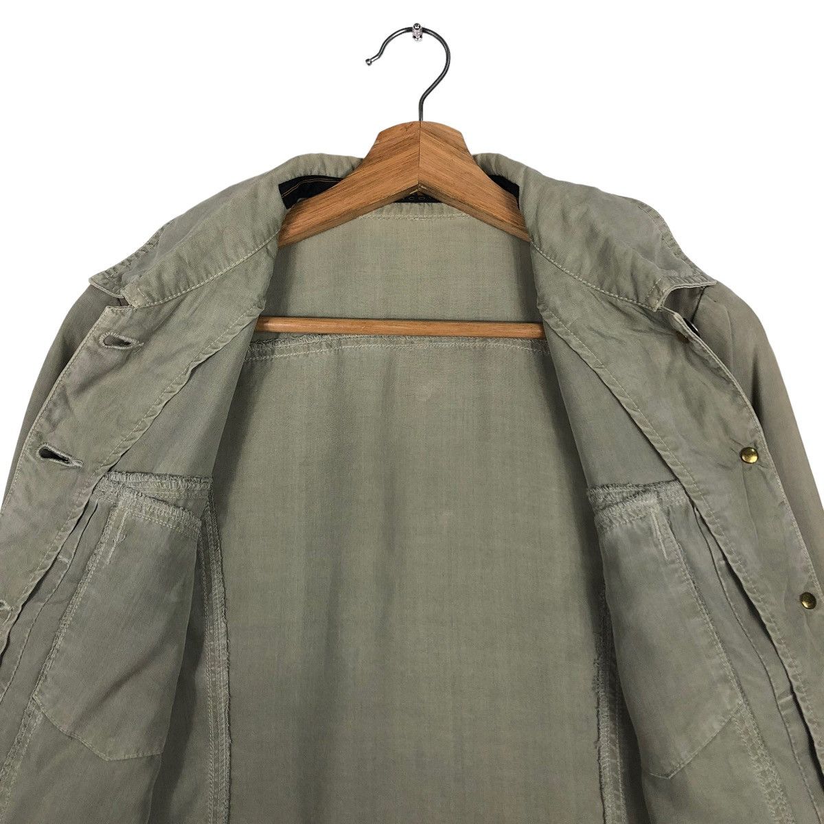 Marithe + Francois Girbaud 🔥Vtg Chore Cropped Biker Jacket Marithe Girbaud Francois Size US M / EU 48-50 / 2 - 12 Thumbnail