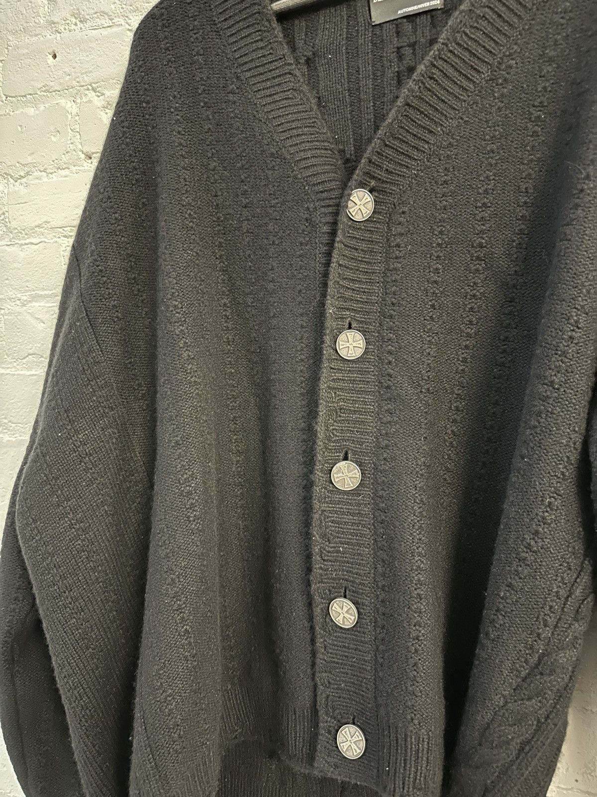 Enfants Riches Deprimes ENFANTS RICHES DEPRIMES IORN CROSS CASHMERE SZ L Size US L / EU 52-54 / 3 - 2 Thumbnail