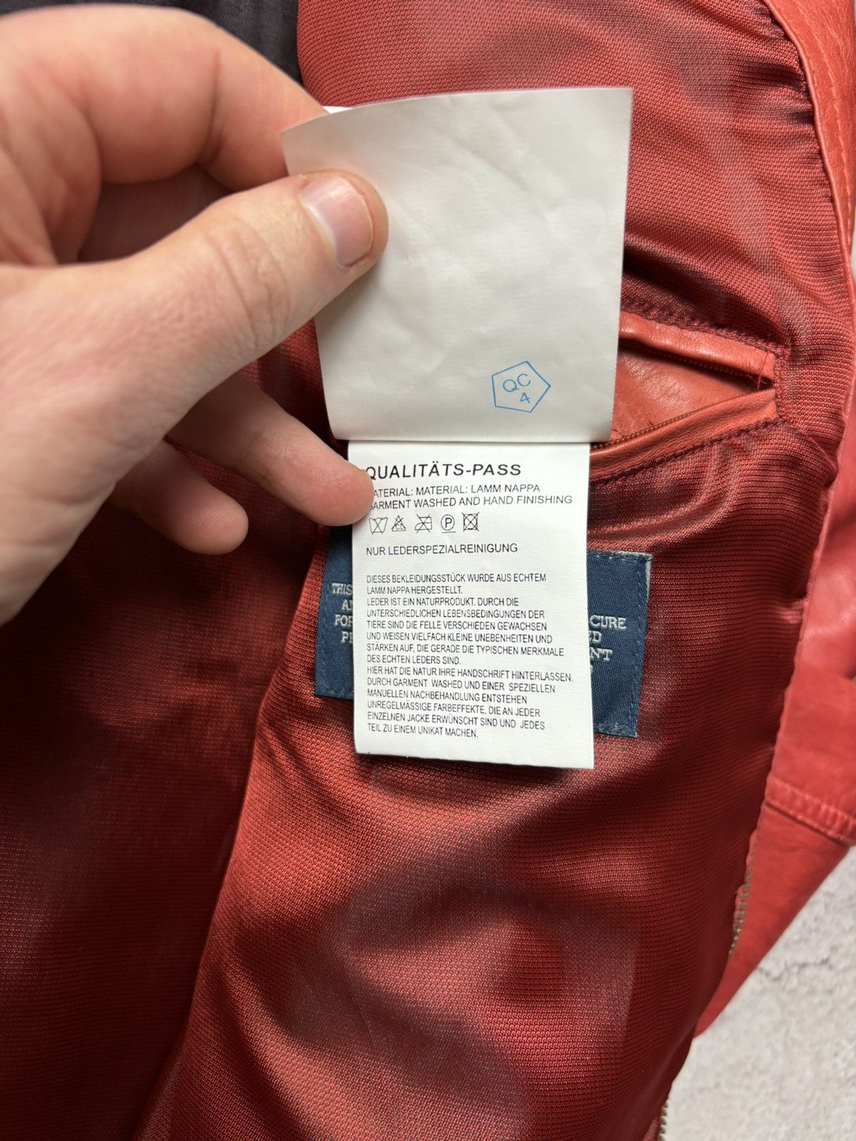 Genuine Leather MILESTONE real Leather jacket in lamb Nappa eu 52 us L Size US L / EU 52-54 / 3 - 9 Thumbnail