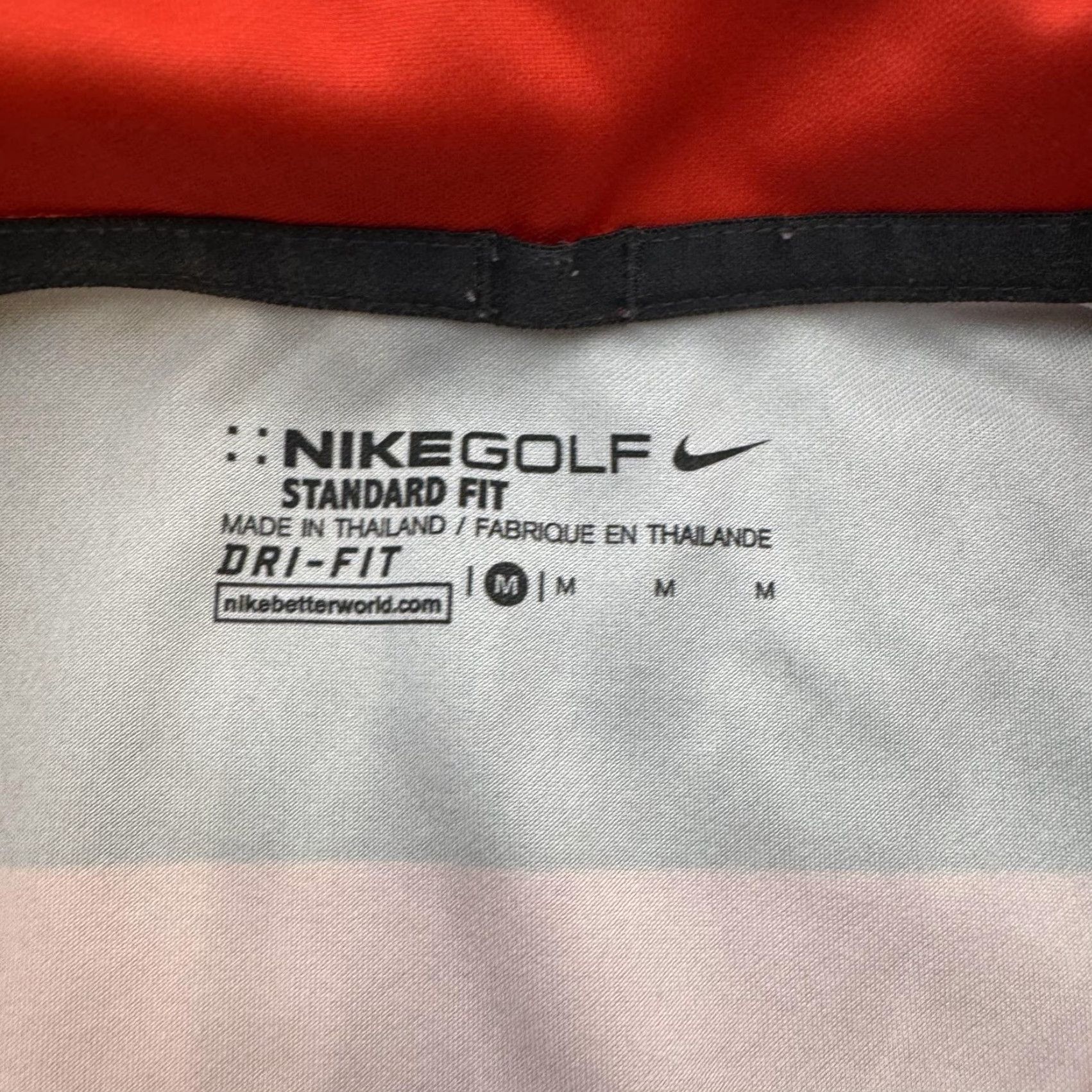 Nike Nike Golf Shirt Mens Medium Dri-FIT Performance Striped Lightweight Athletic Size US M / EU 48-50 / 2 - 2 Thumbnail