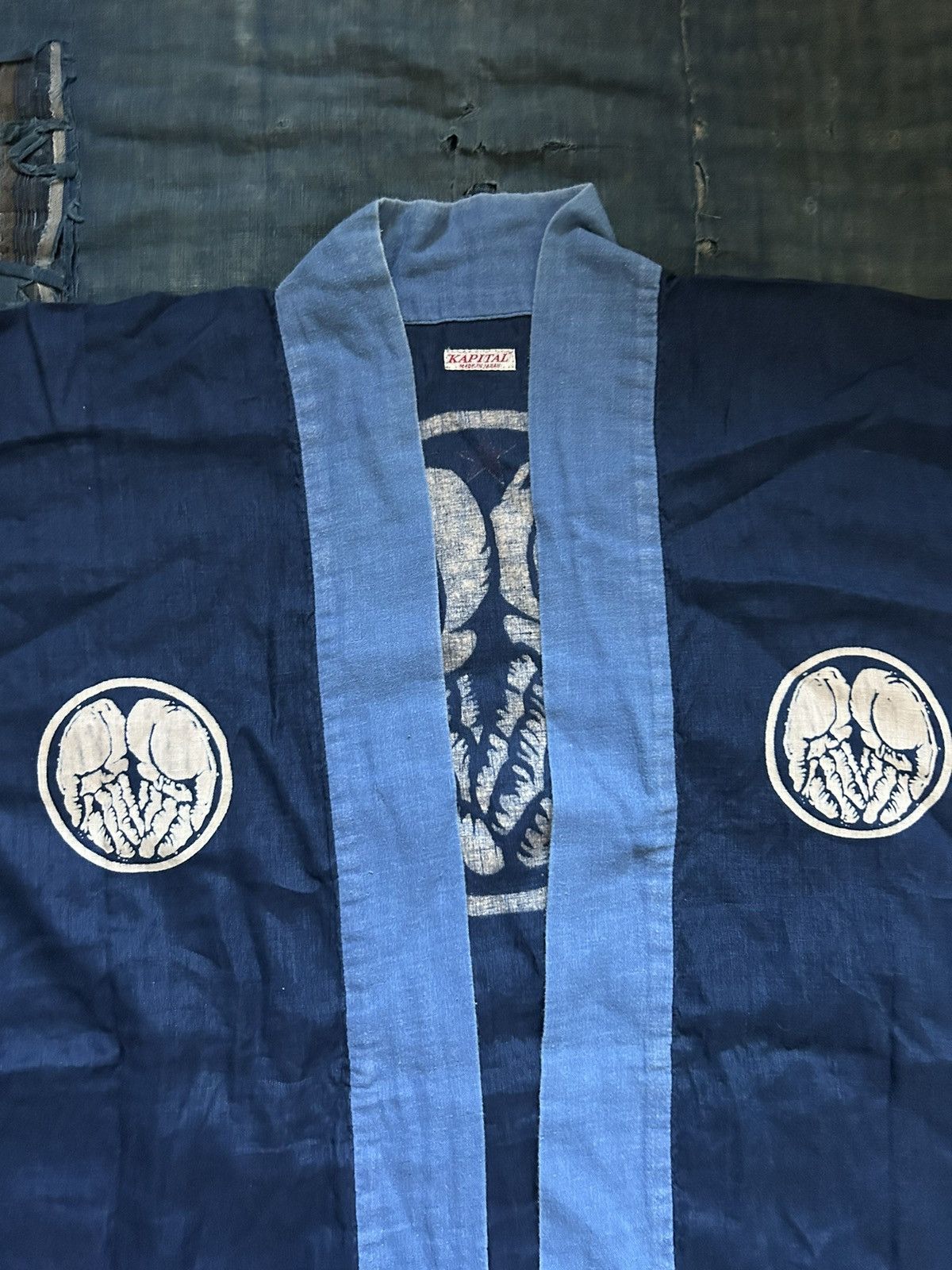 Kapital × Kapital Kountry Kapital indigo blue hands kimono shirt Kakashi shirt Size US L / EU 52-54 / 3 - 3 Thumbnail