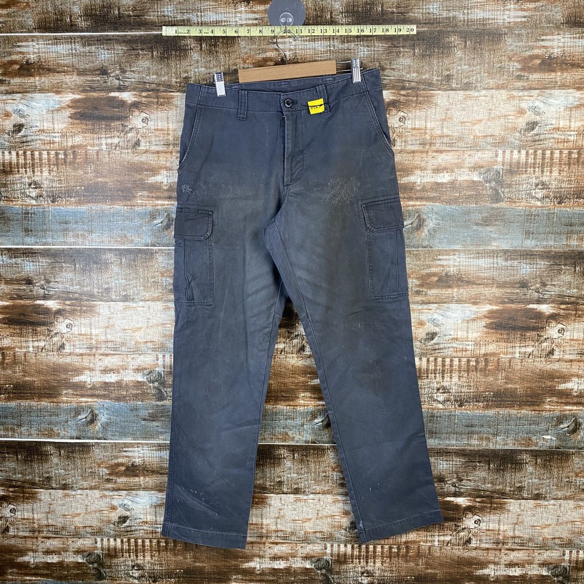 Japanese Brand DL Burtle Dark Blue Cargo Multipocket Pants #C924 Size US 31 - 1 Thumbnail