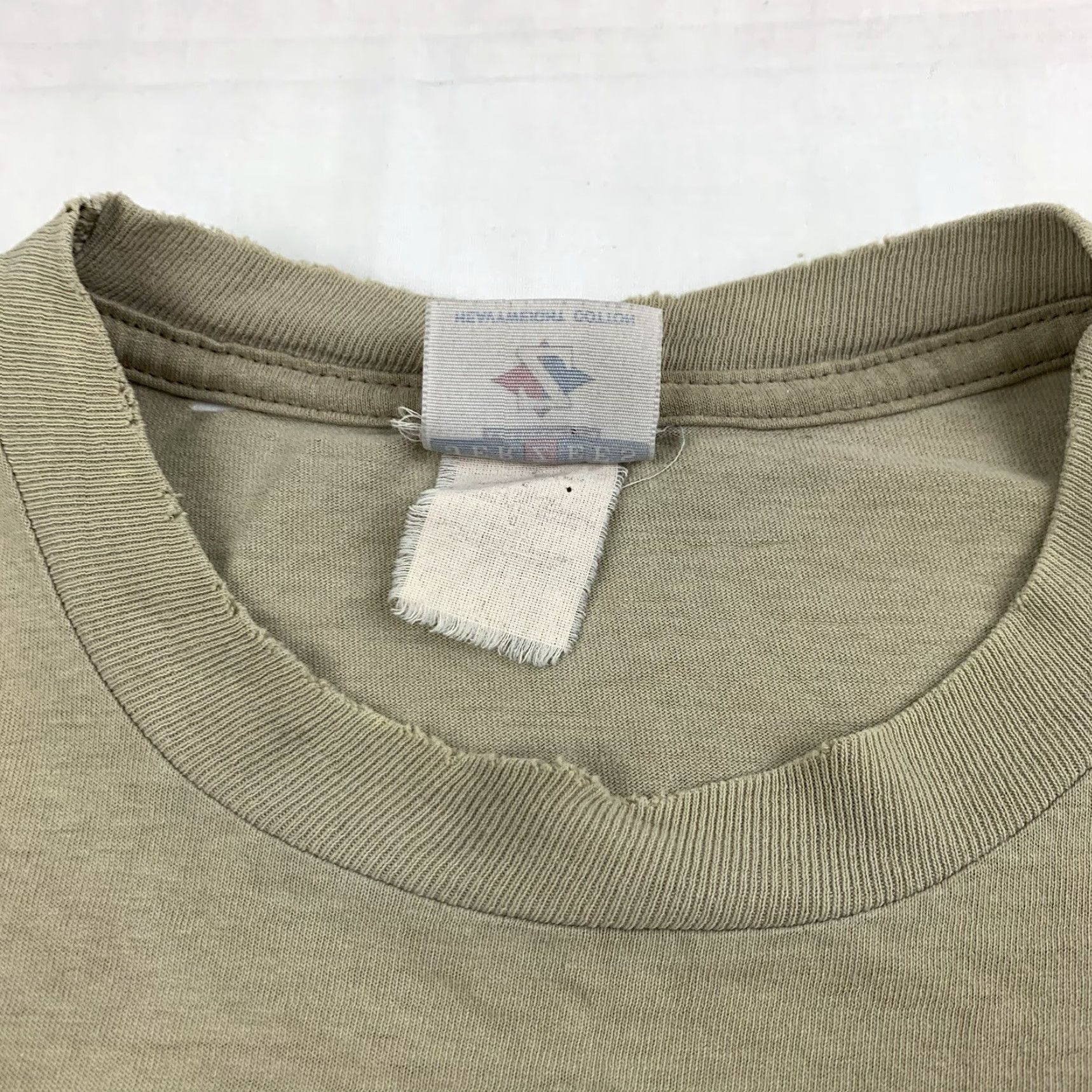 Jerzees VINTAGE American Red Cross Shirt Adult Large Tan Coastal Poker Run Thrashed 90s Size US L / EU 52-54 / 3 - 4 Thumbnail