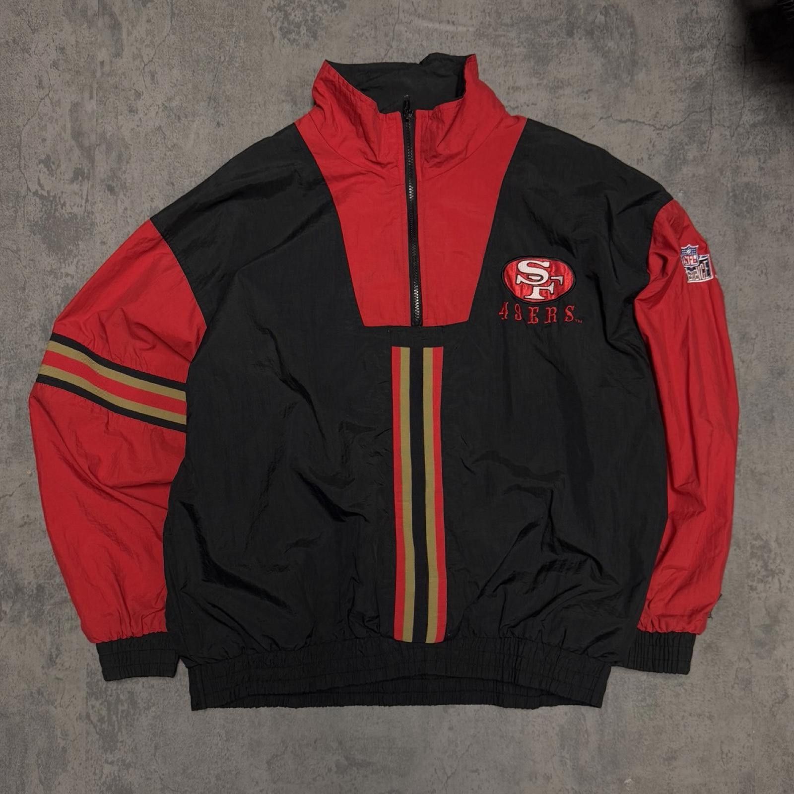 90s San Francisco 49ers Quarter Zip — 2XL —