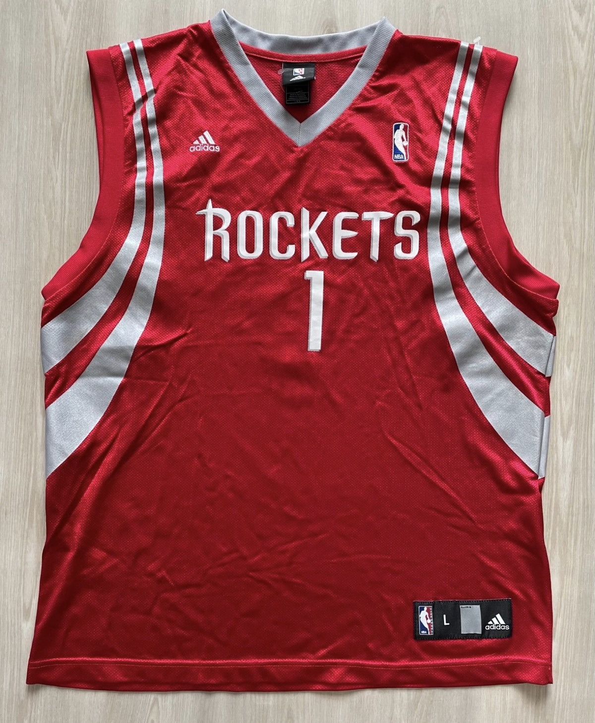 Vintage Adidas Houston Rockets Tracy McGrady Mens L