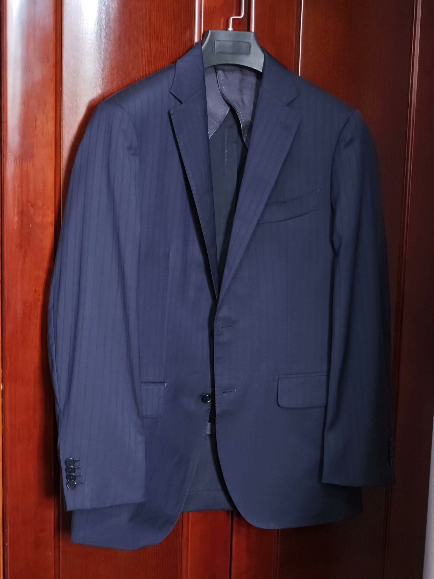 Japanese Brand Custom Italian Wool Blend Suit Jacket Size US M / EU 48-50 / 2 - 1 Thumbnail