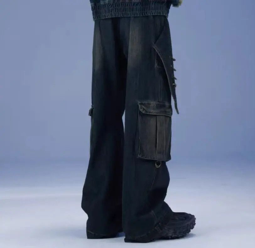 Designer × Japanese Brand Vintage Hip Hop Street Style Loose Casual Pants Size US 31 - 3 Thumbnail