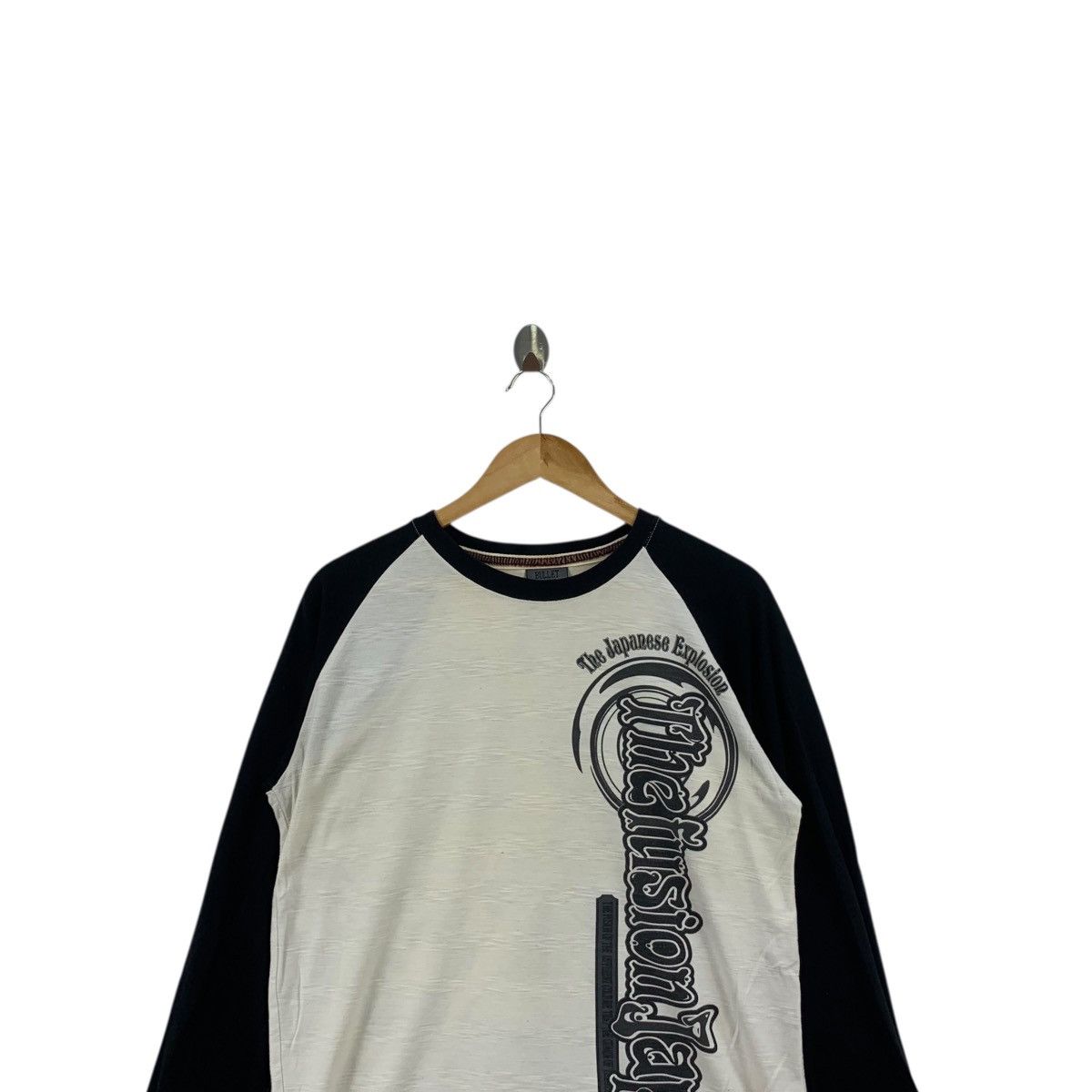 Other JAPAN BULLET NOISE Geisha Samurai Raglan Tee Shirt Top Long Size L / US 10 / IT 46 - 4 Thumbnail