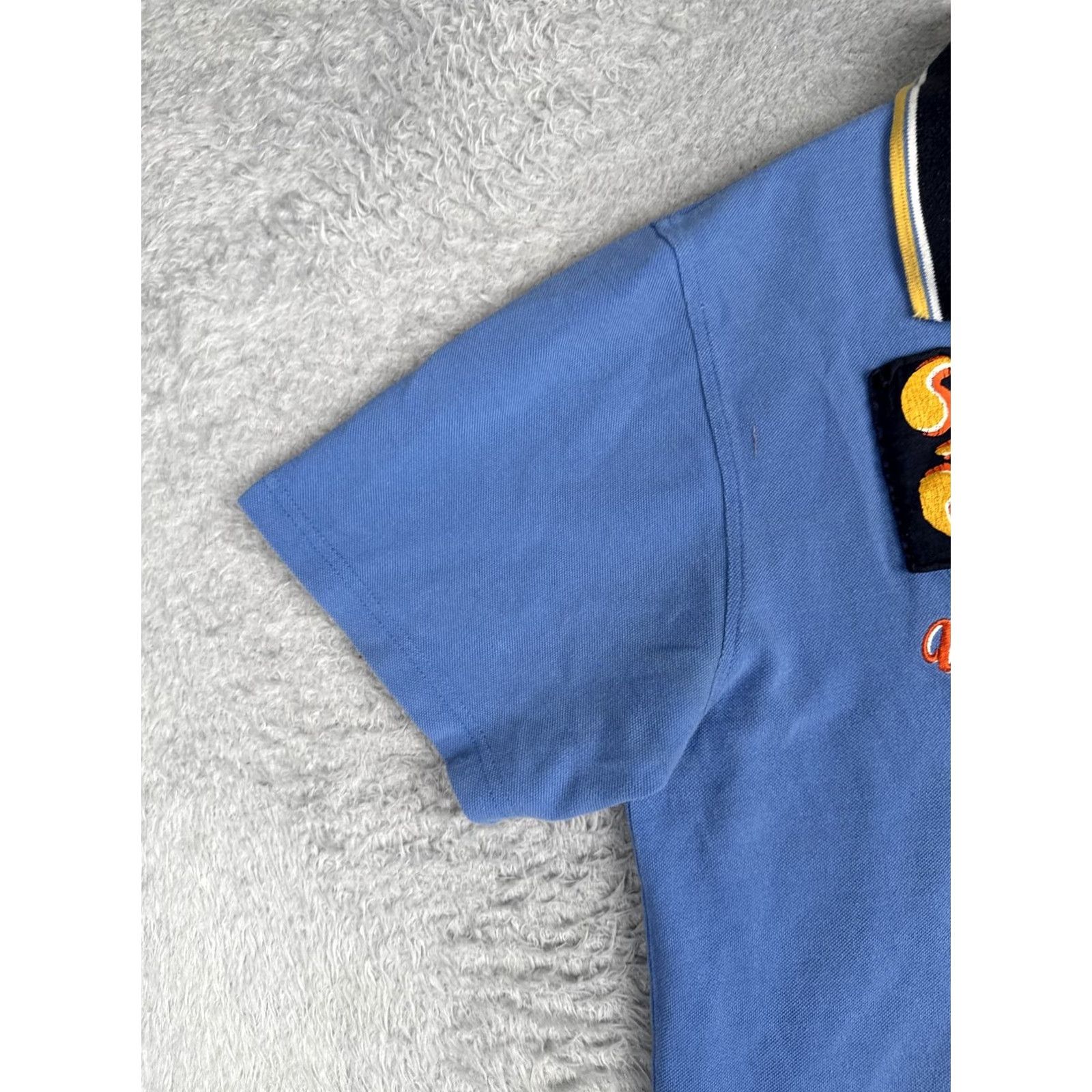 Vintage US Polo Assn Polo Shirt Mens XL Blue 100% Cotton Short Sleeve Embroidered Logo Casual Polo Shirt Mens XL Blue Size US XL / EU 56 / 4 - 3 Thumbnail